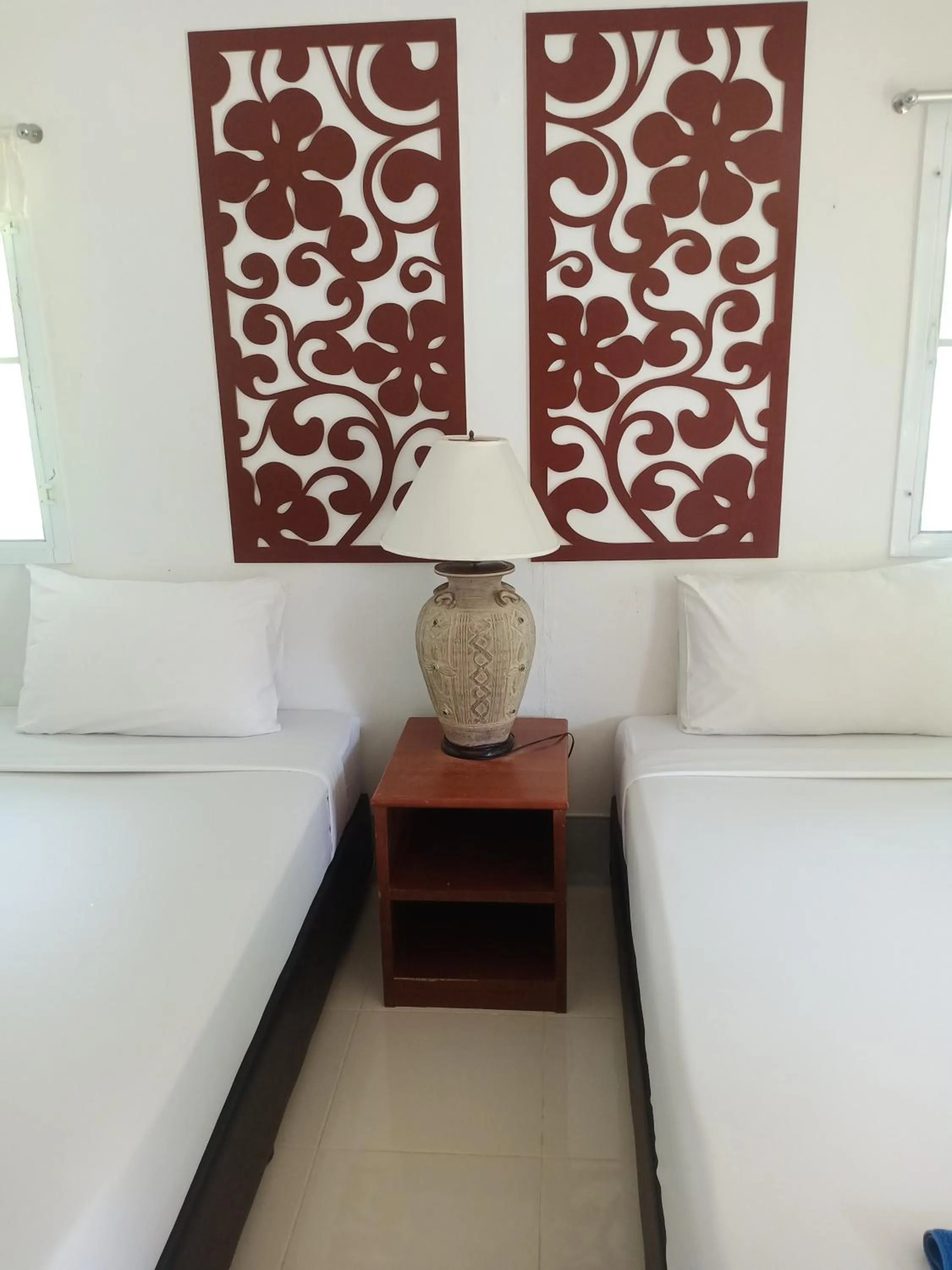 Bed in Mookies Bungalows