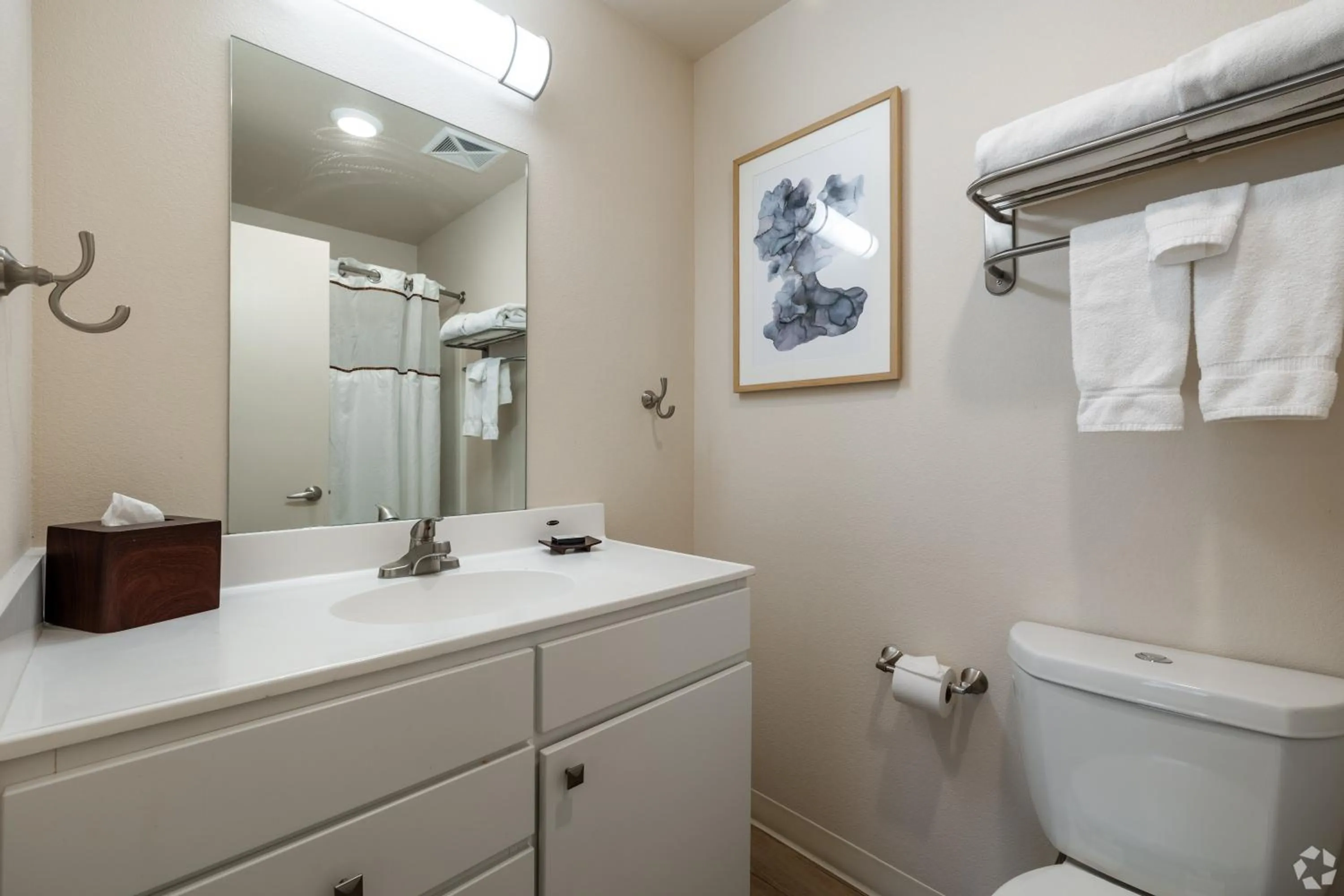 Bathroom in WaterWalk Extended Stay by Wyndham Wichita
