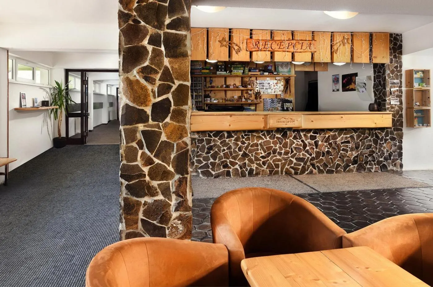 Lobby or reception in Hotel Liptov