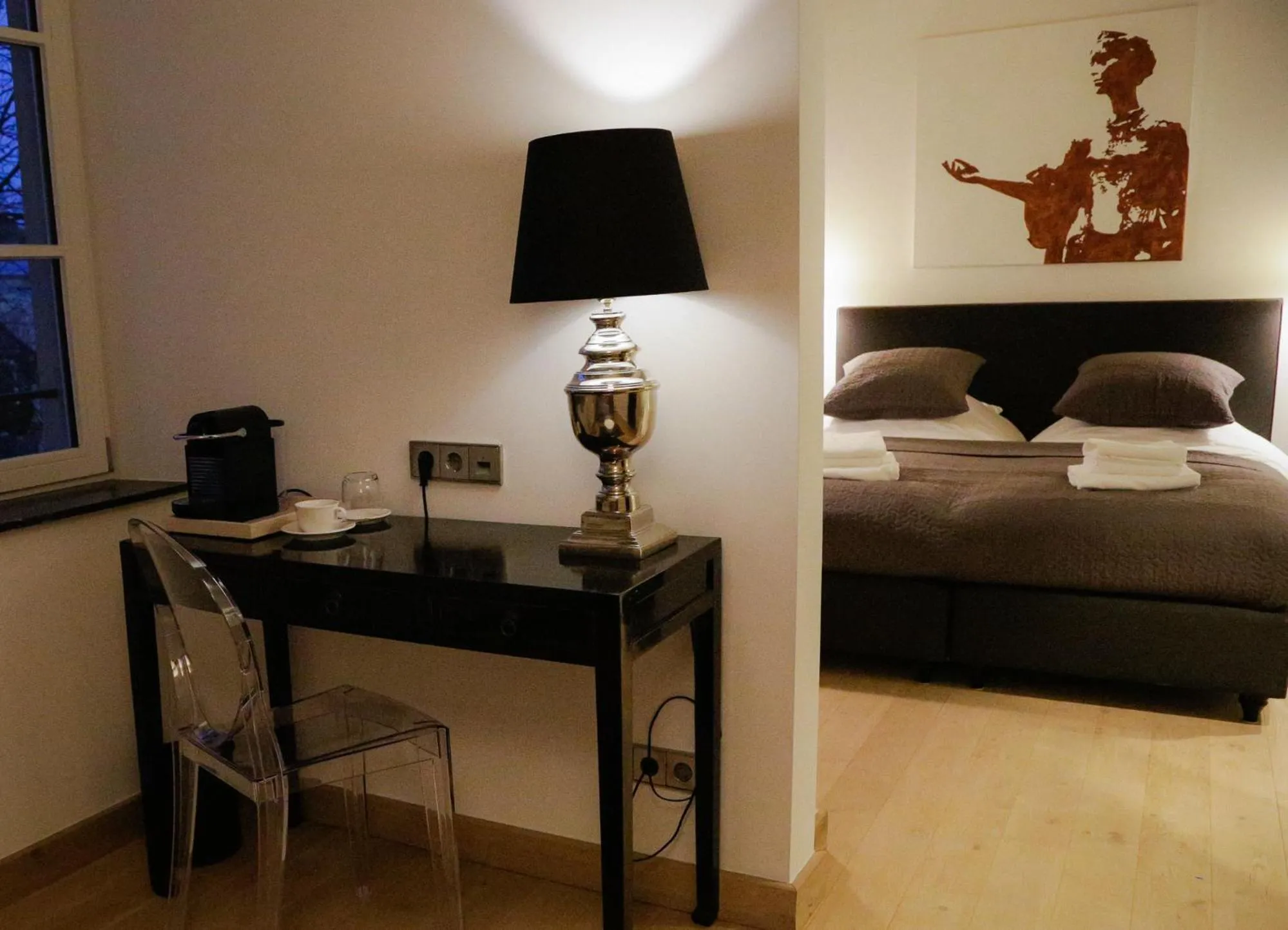 Seating area, Bed in La Pipistrelle Hotel