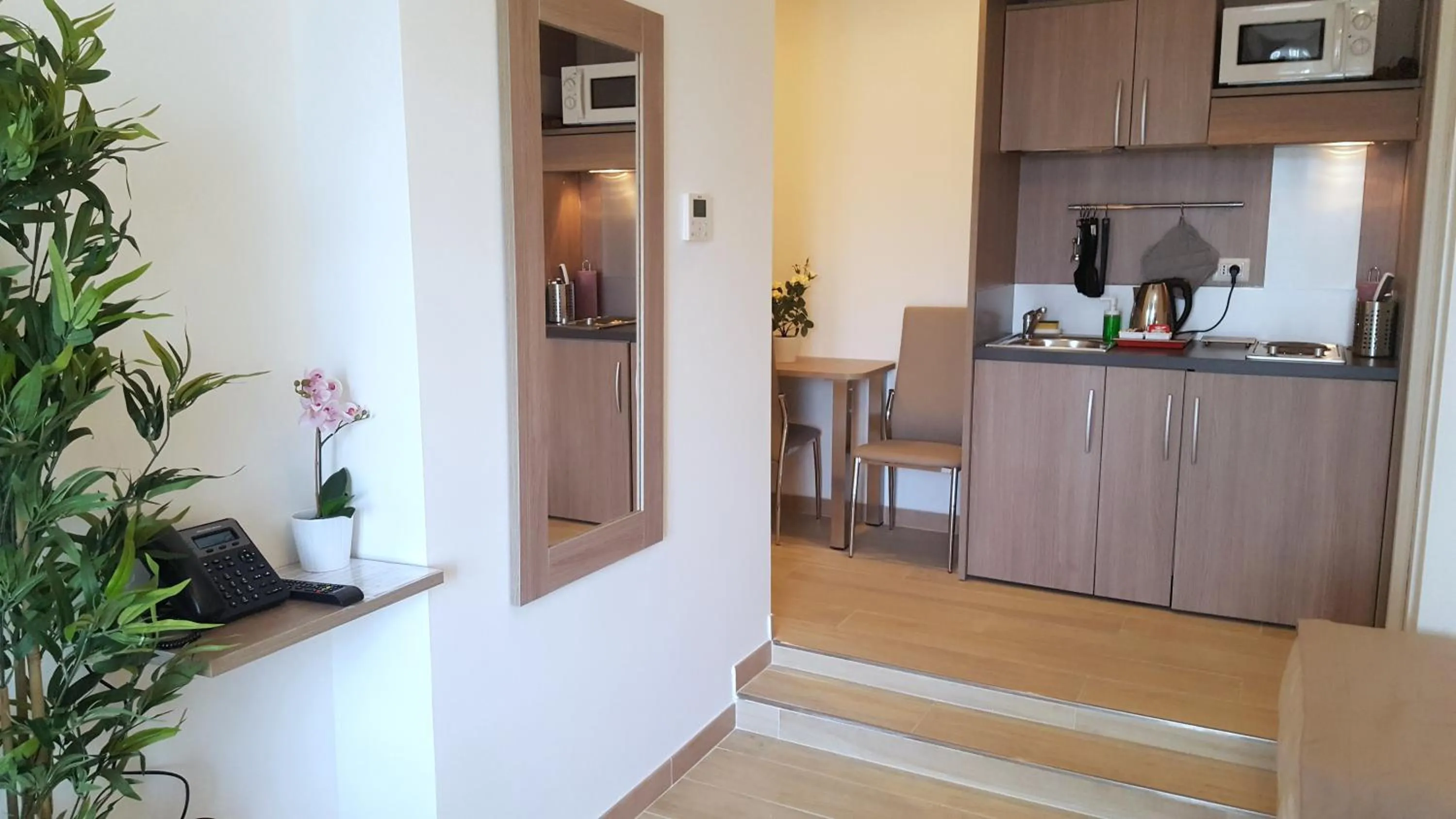 Kitchen or kitchenette in Hotel Luxor Florence