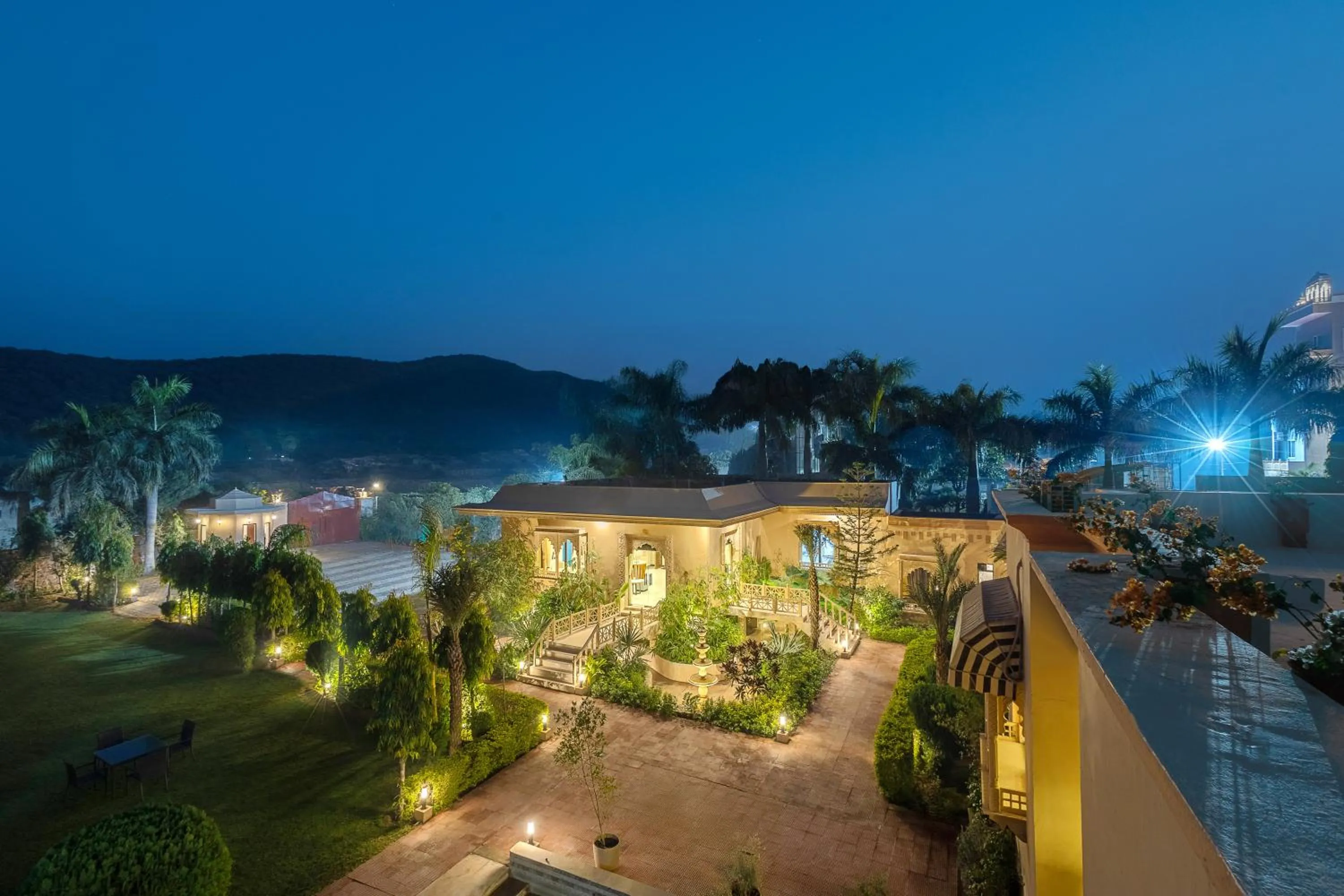 Night in Sterling Bagh Ranthambore