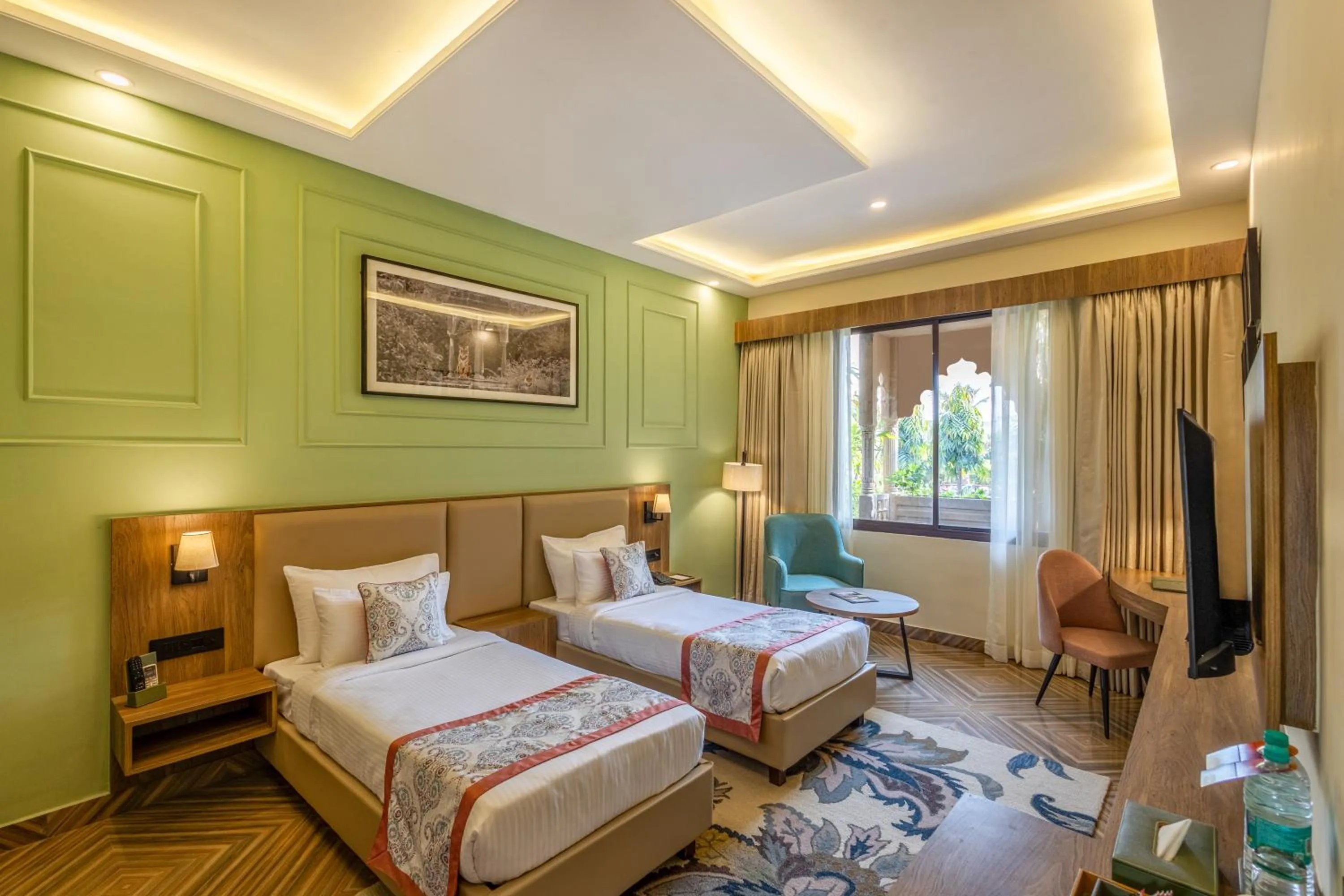 Bedroom, Bed in Sterling Bagh Ranthambore