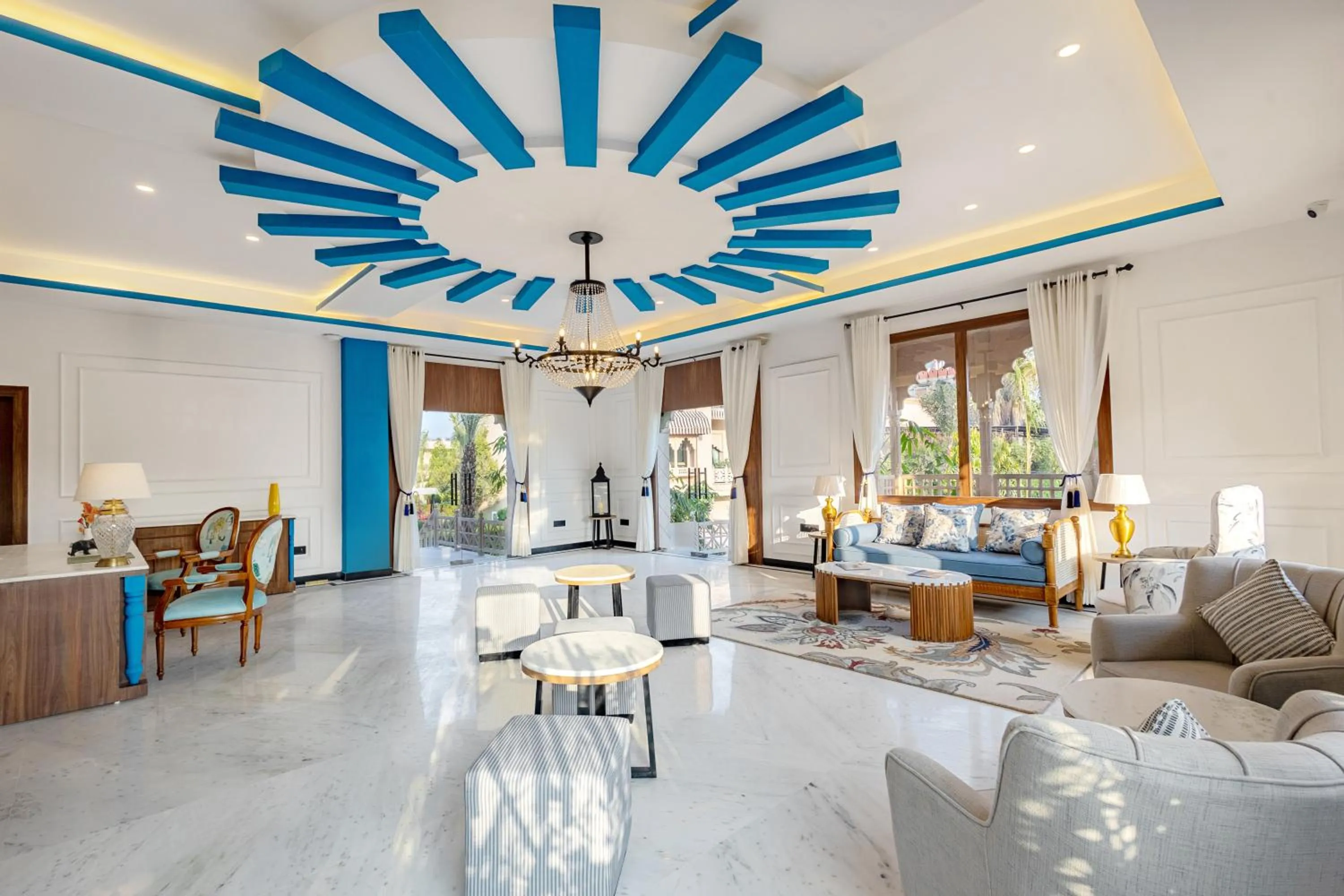 Lobby or reception in Sterling Bagh Ranthambore