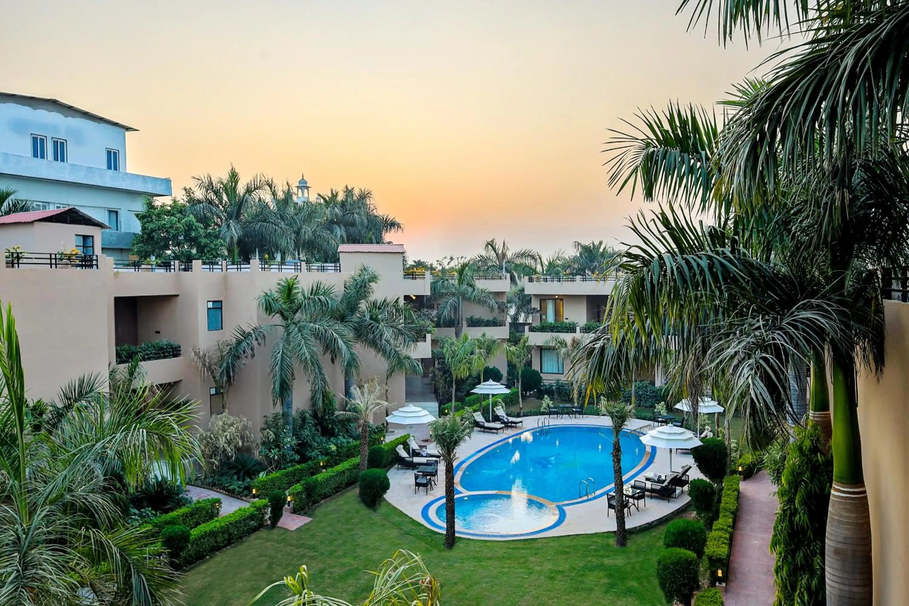 Pool view in Sterling Bagh Ranthambore
