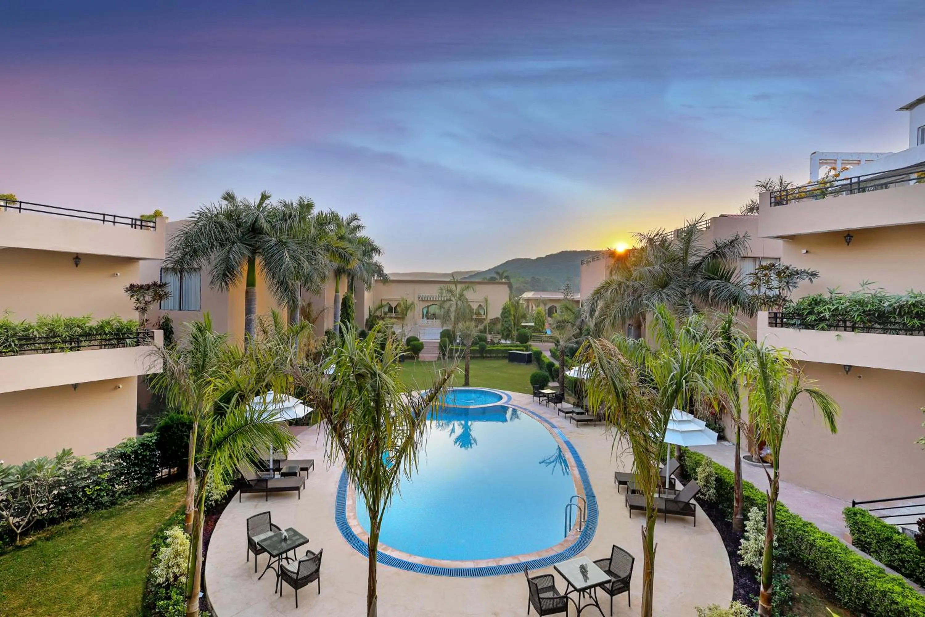 Swimming pool in Sterling Bagh Ranthambore