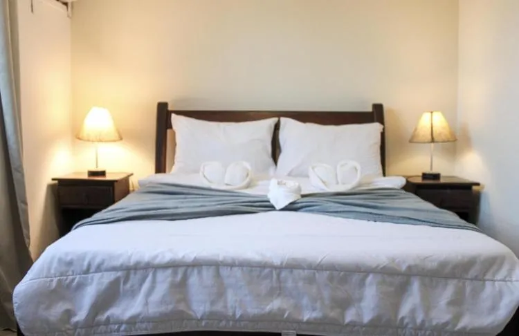 Bed in EstrelaMar Ferradura Restaurante & Spa