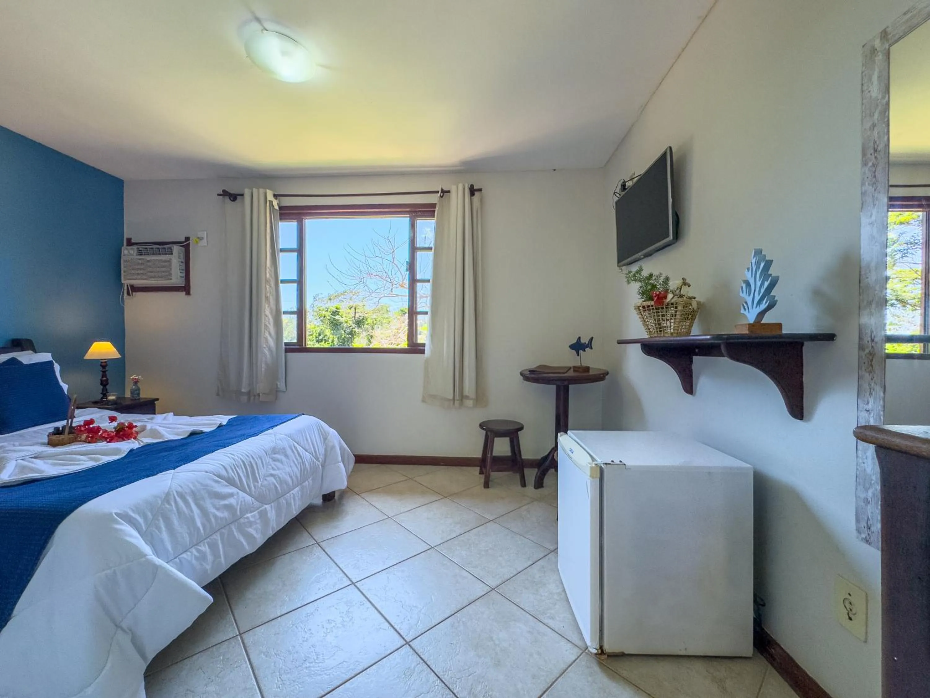 Bed in EstrelaMar Ferradura Restaurante & Spa