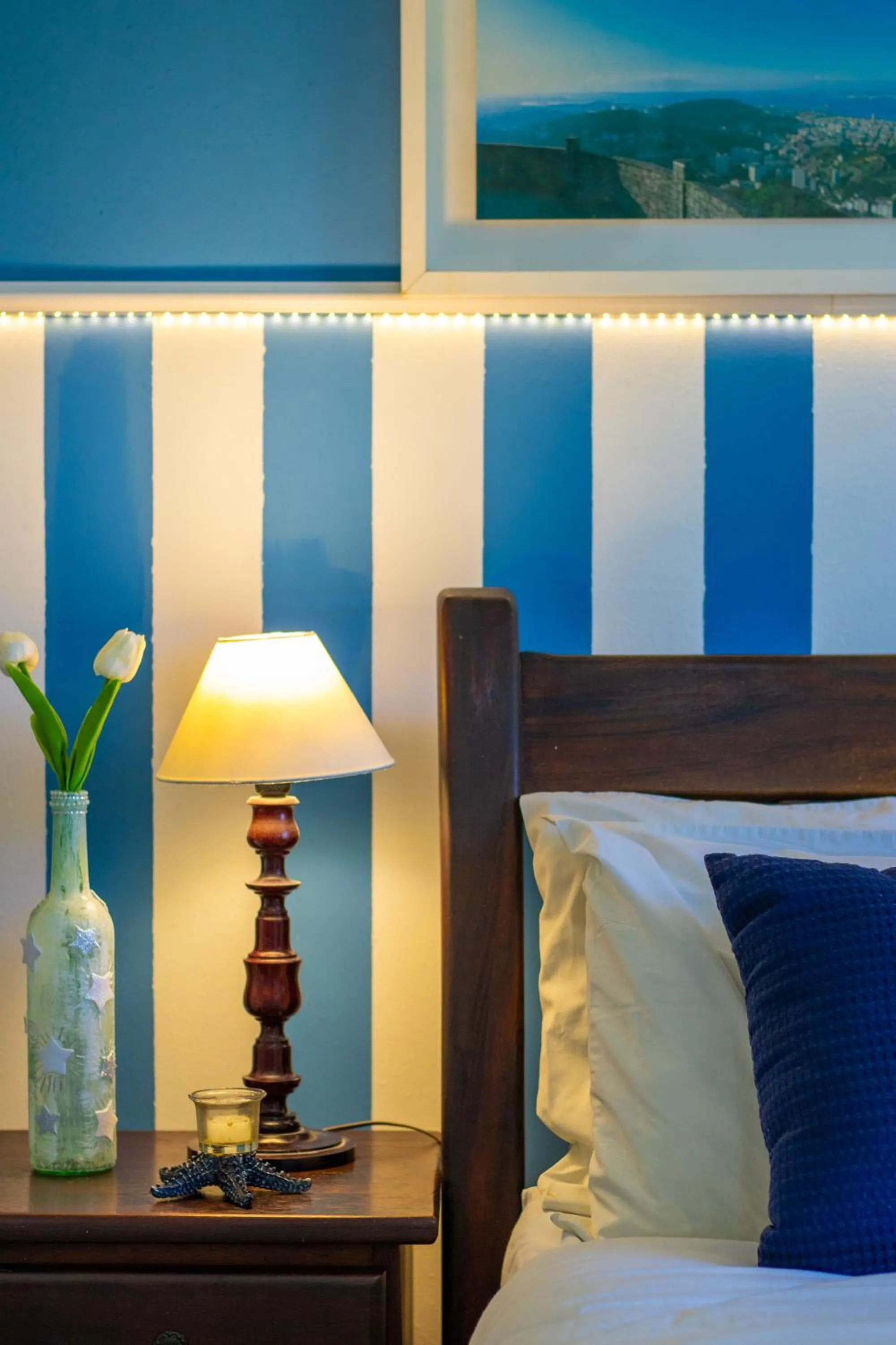 Bed in EstrelaMar Ferradura Restaurante & Spa