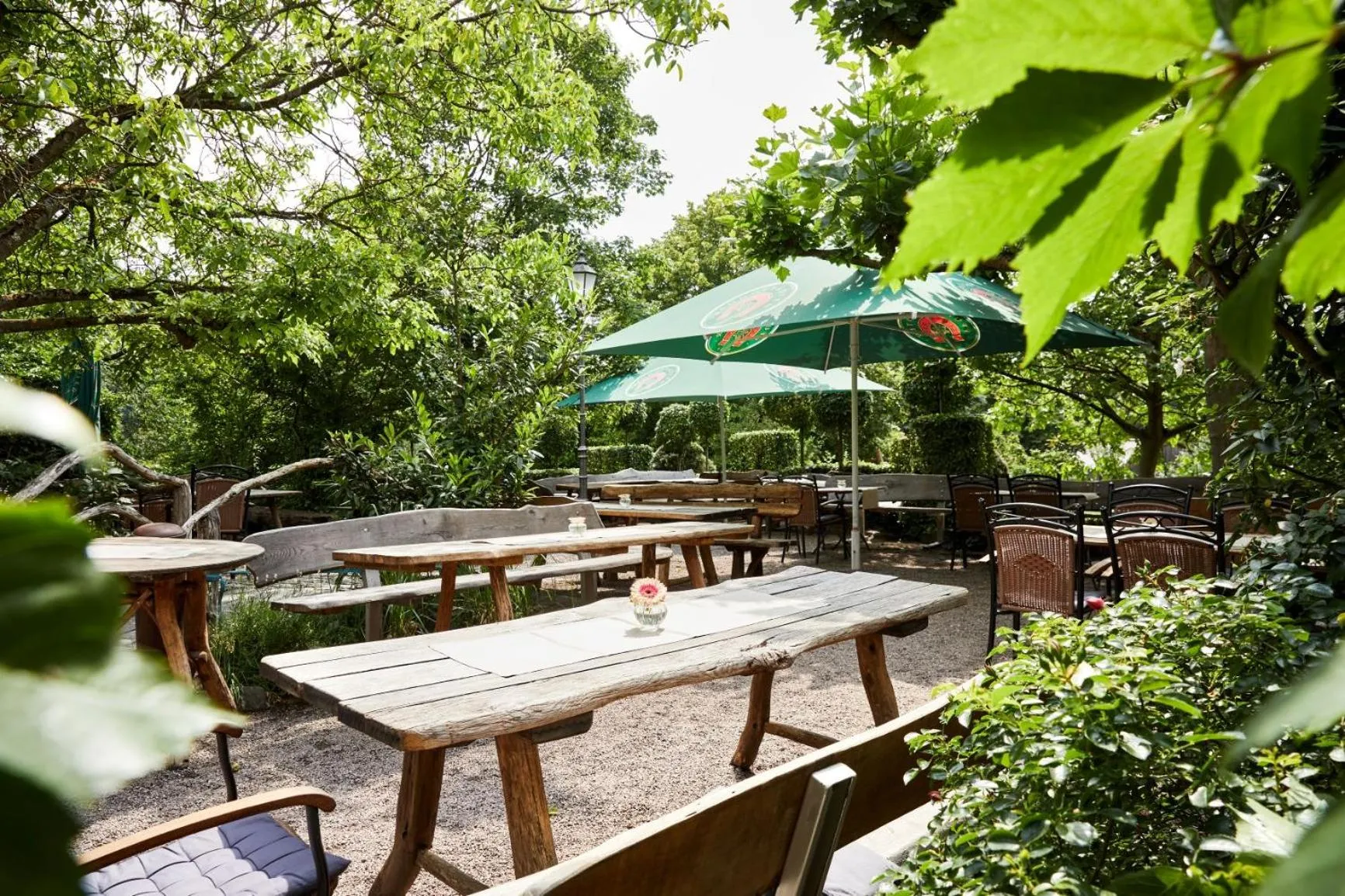 Garden view in Landhotel Kuralpe Kreuzhof