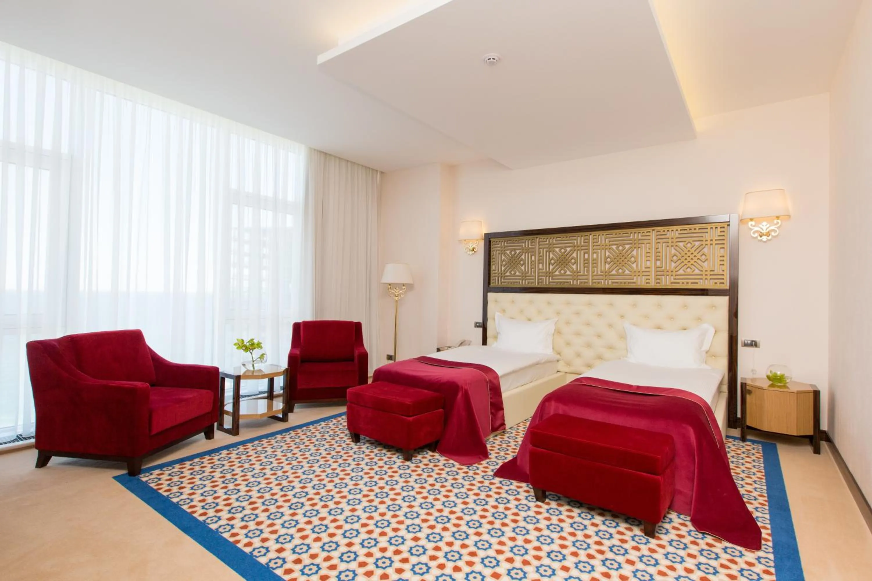 Bed in KADORR Hotel Resort & Spa