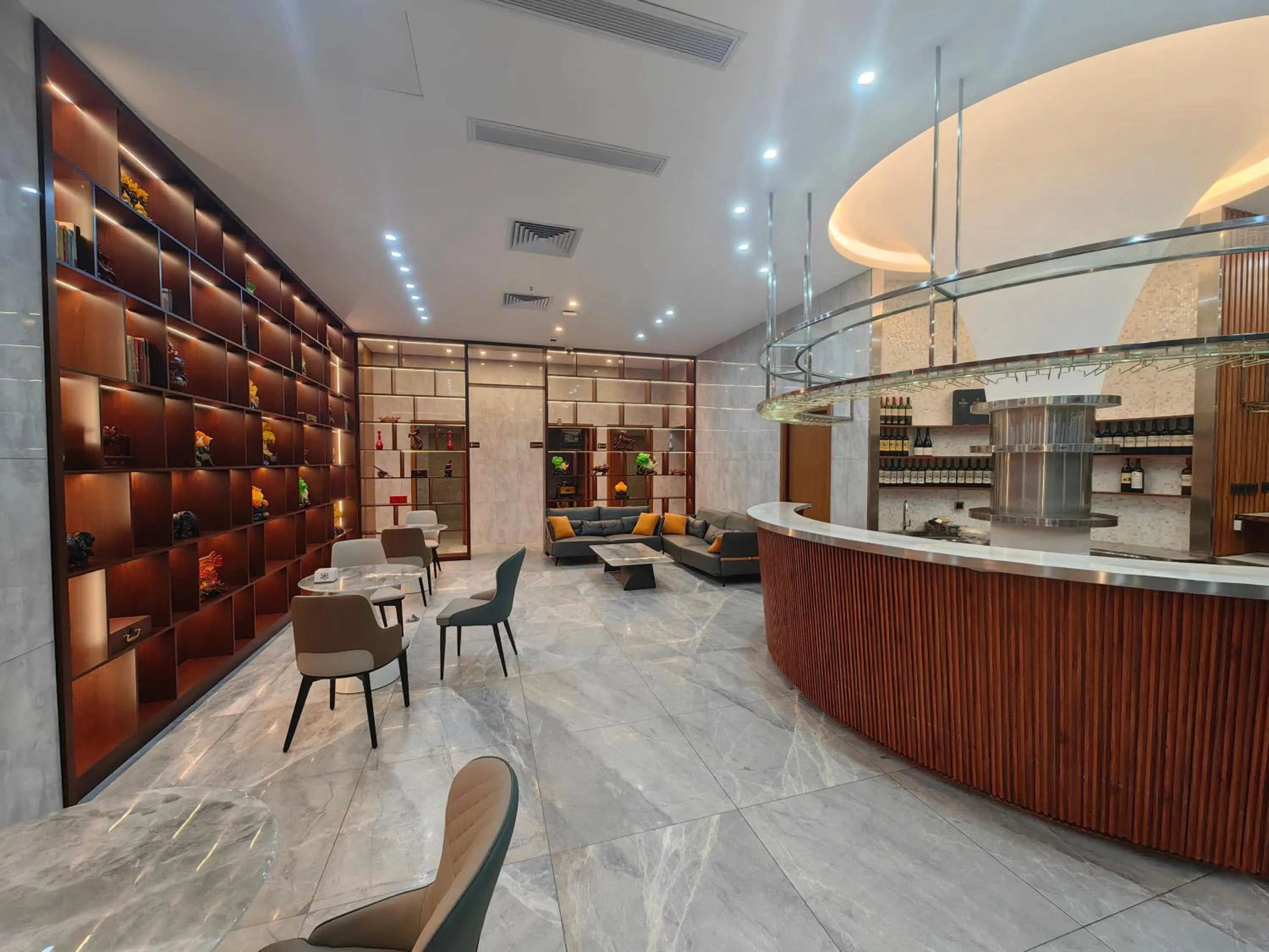 Seating area in Royal International Hotel & Mall