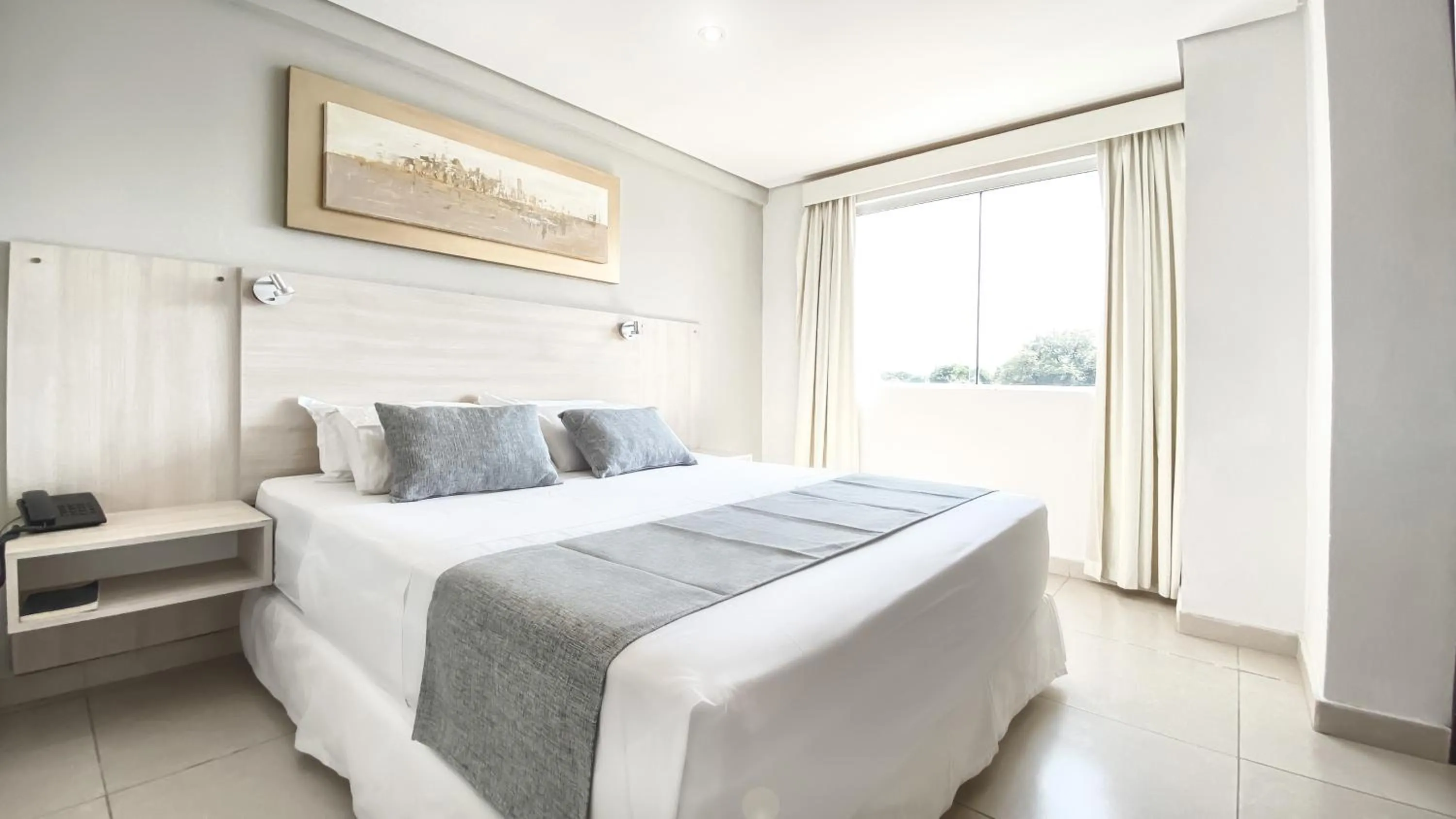 Bed in Danieri Asunción Hotel