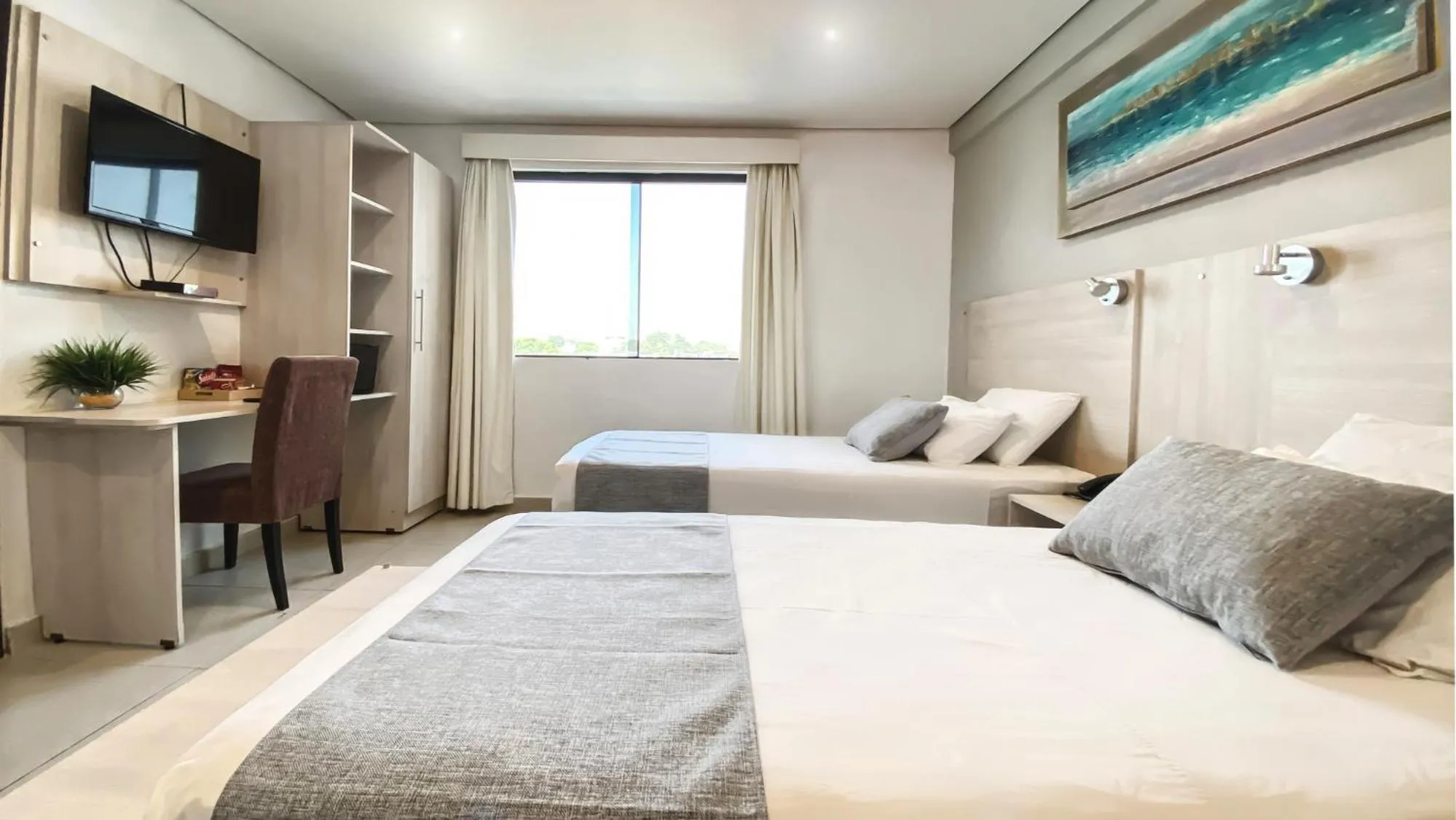 Bed in Danieri Asunción Hotel