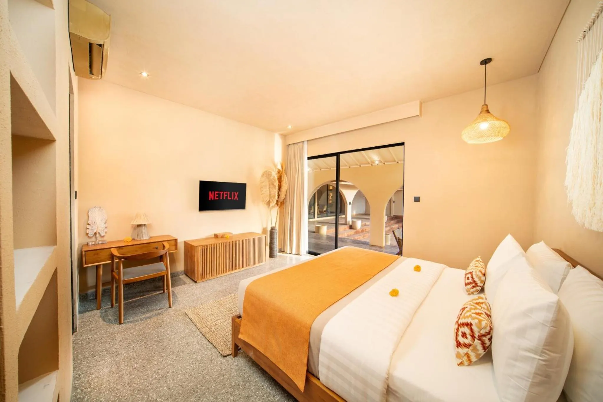 Bedroom, Bed in Cabana Kedungu Villa Tabanan by Ini Vie Hospitality