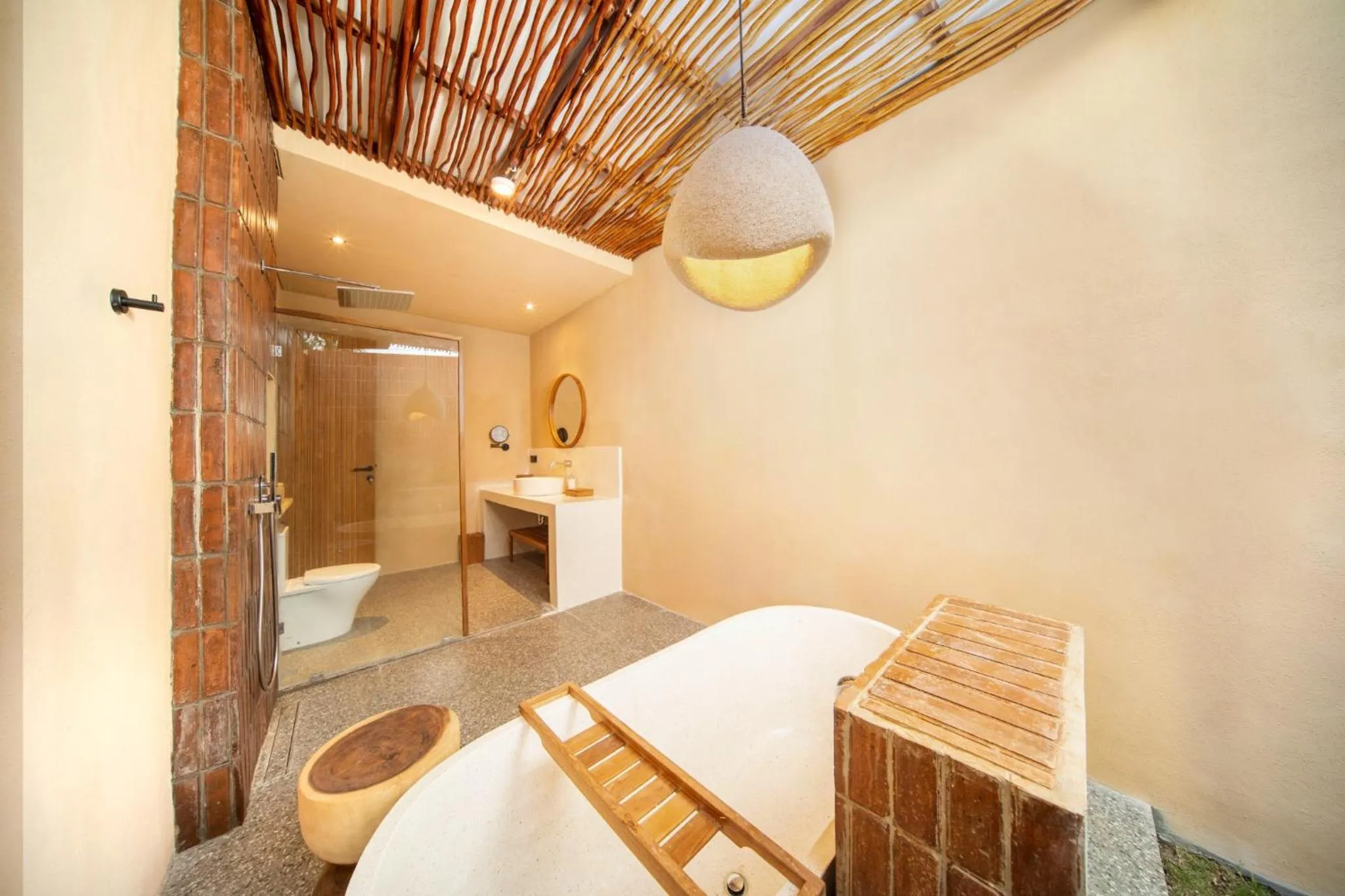 Bathroom, Bed in Cabana Kedungu Villa Tabanan by Ini Vie Hospitality