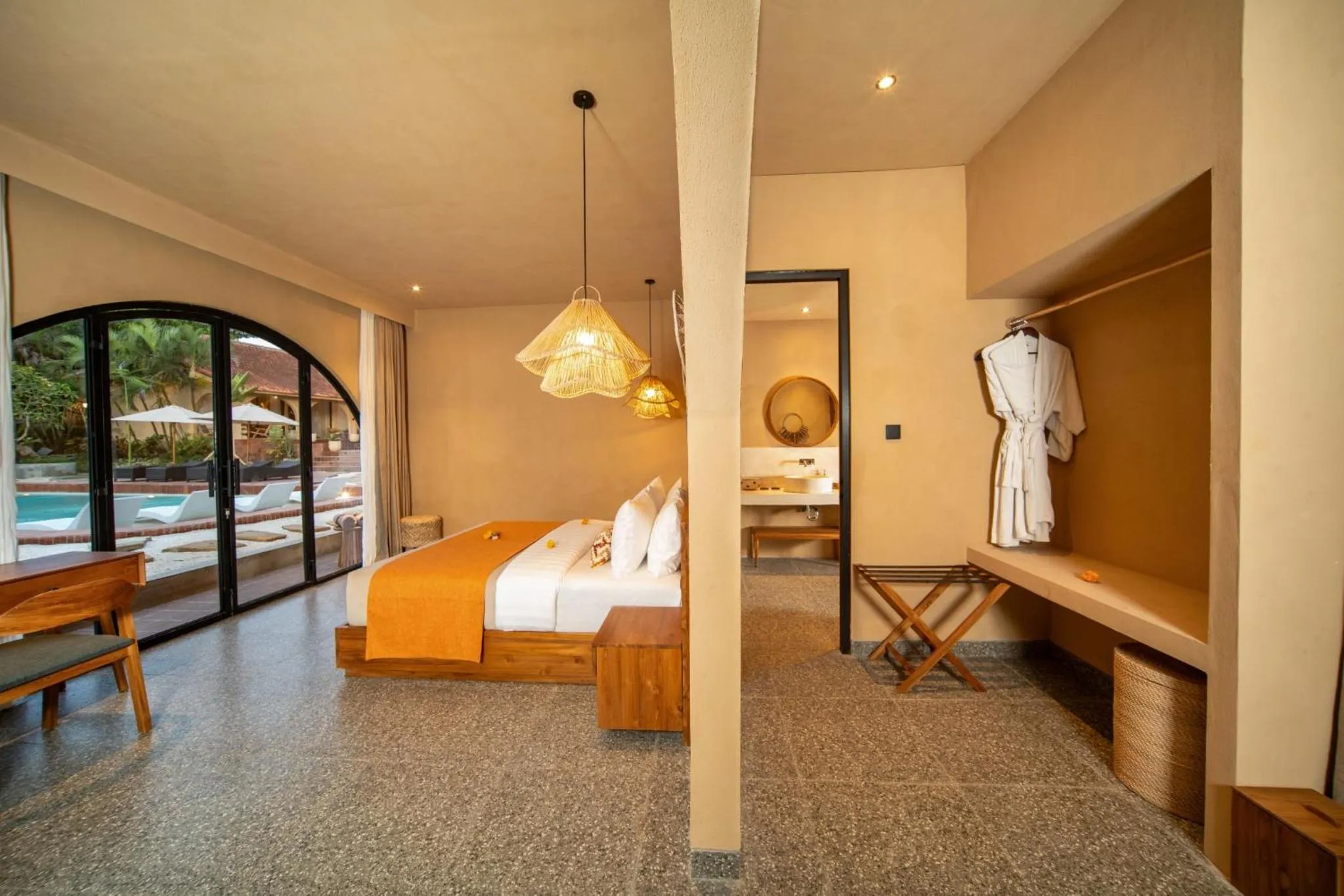 Bedroom, Bed in Cabana Kedungu Villa Tabanan by Ini Vie Hospitality