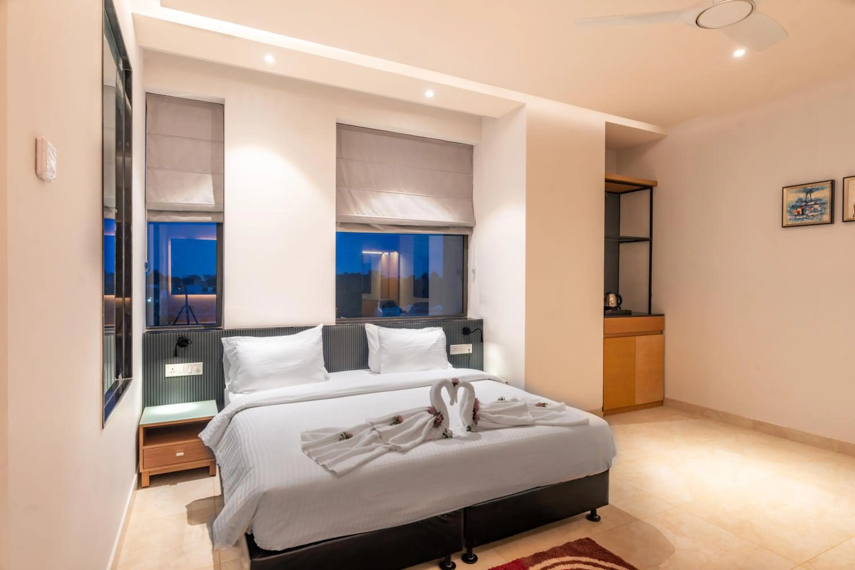 Bed in Krishna's courtyard Hotel & Convention