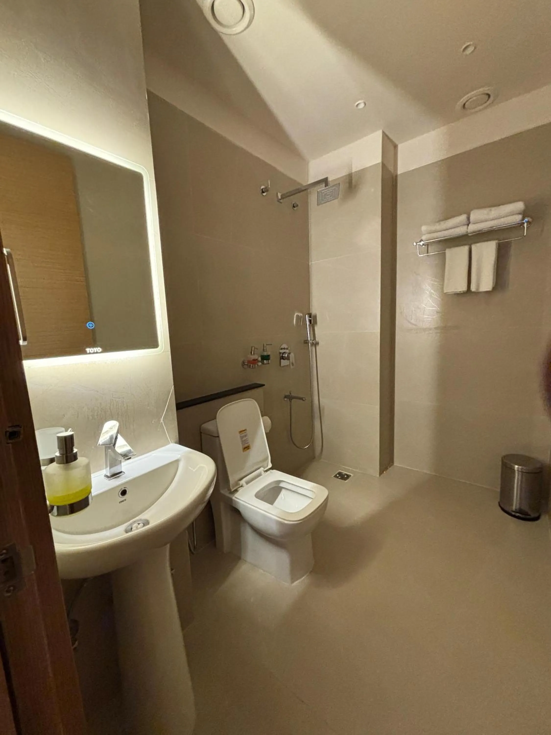 Bathroom in Krishna's courtyard Hotel & Convention