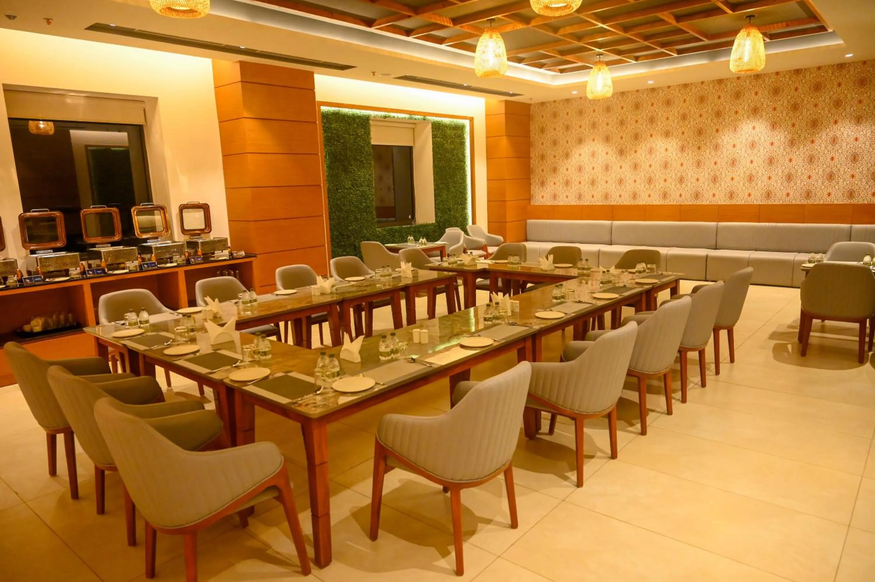 Restaurant/places to eat in Krishna's courtyard Hotel & Convention