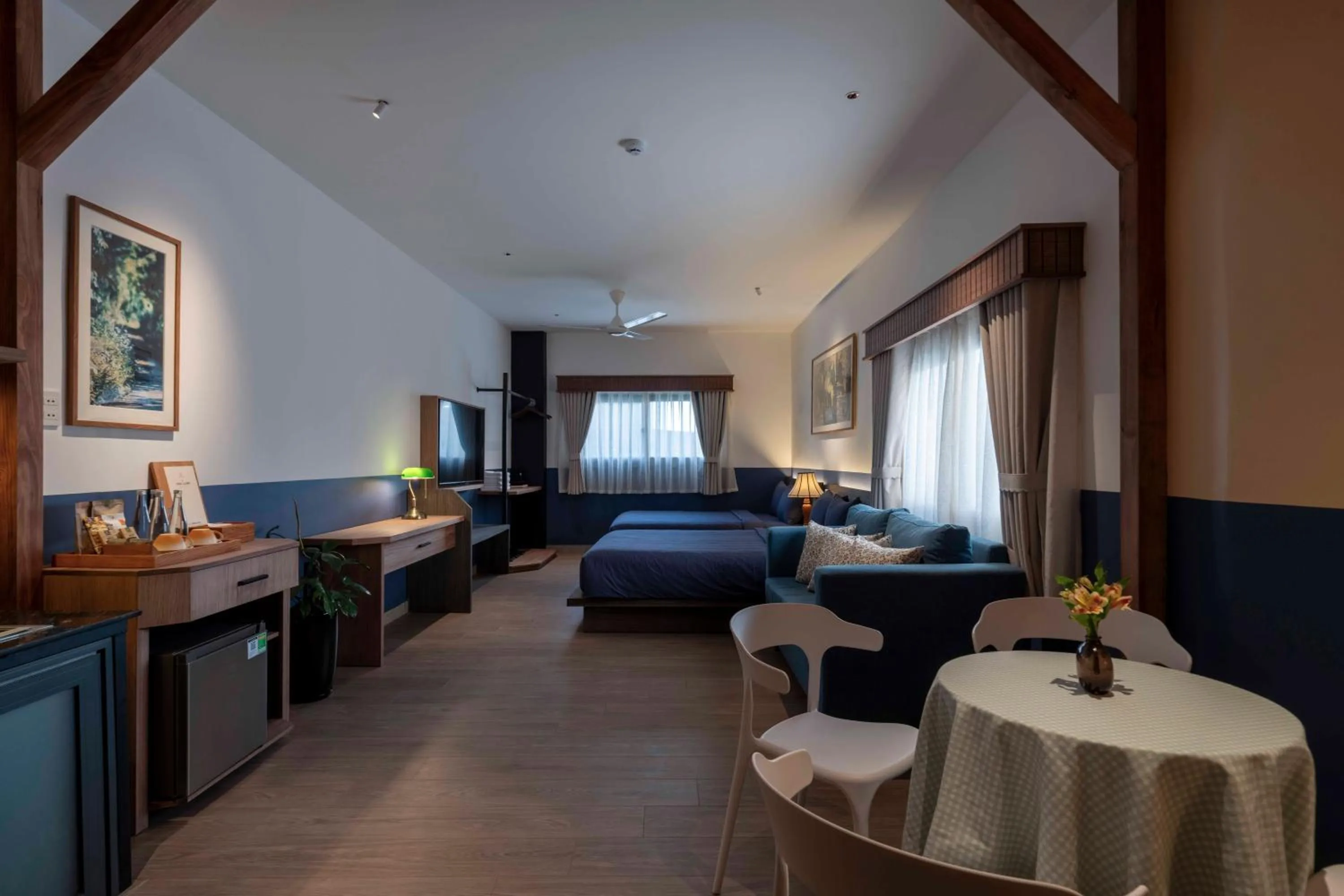 Bed in The Lamp Boutique House