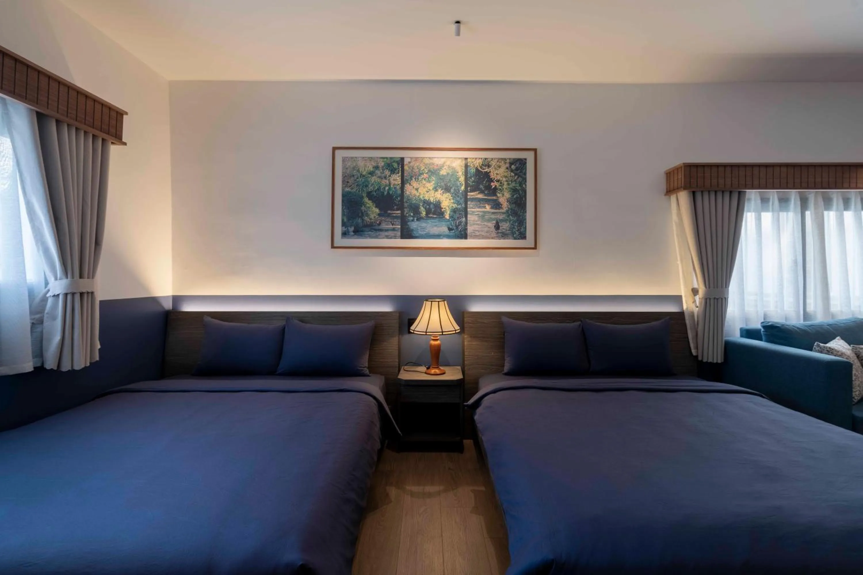 Bed in The Lamp Boutique House