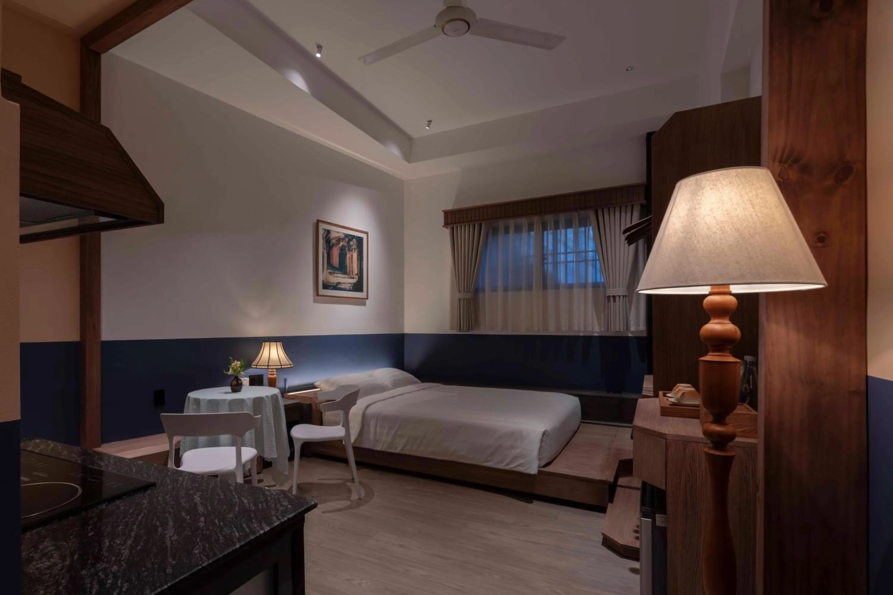 Bed in The Lamp Boutique House