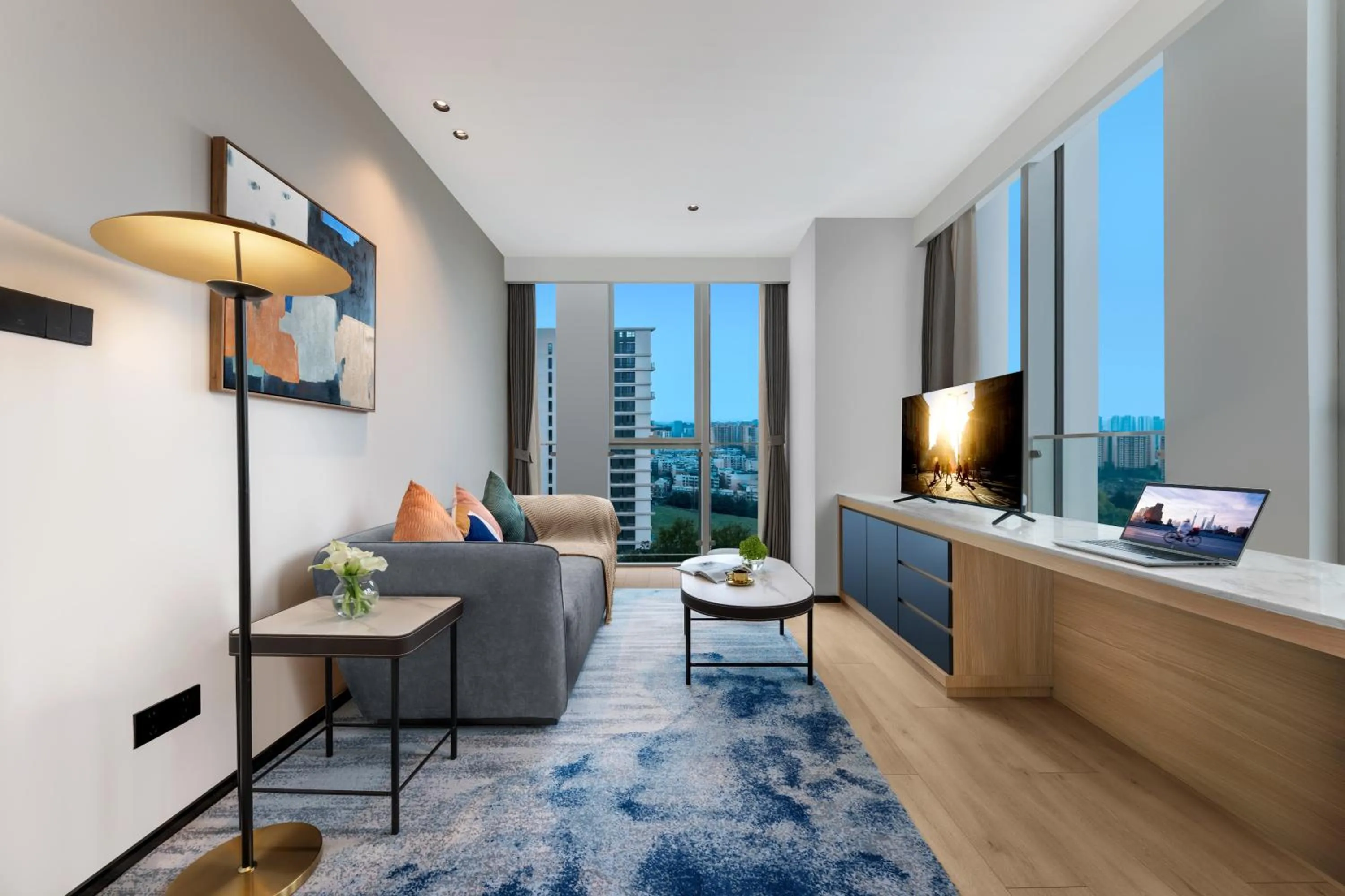 Living room in Citadines Guanghua Chengdu