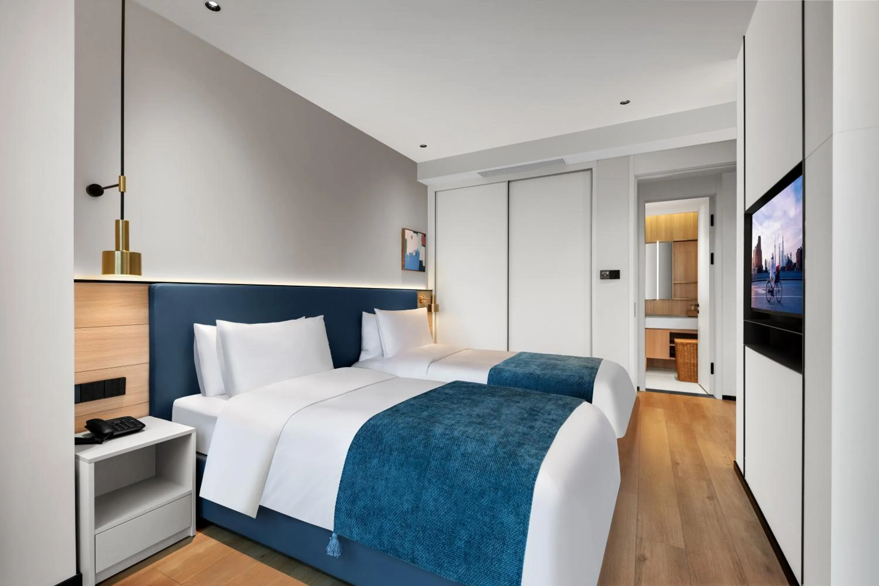 Bedroom, Bed in Citadines Guanghua Chengdu