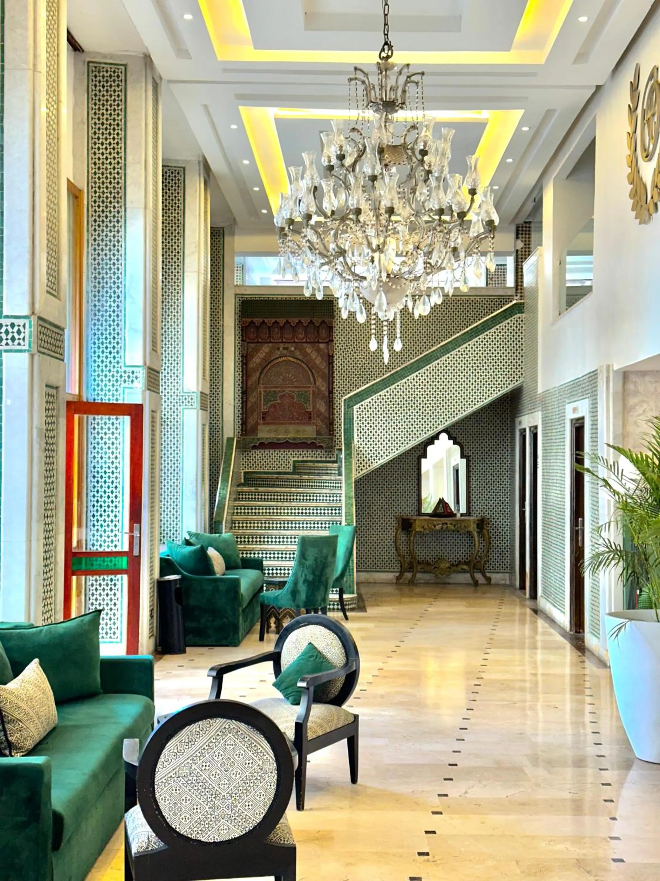 Living room in Oscar Hotel