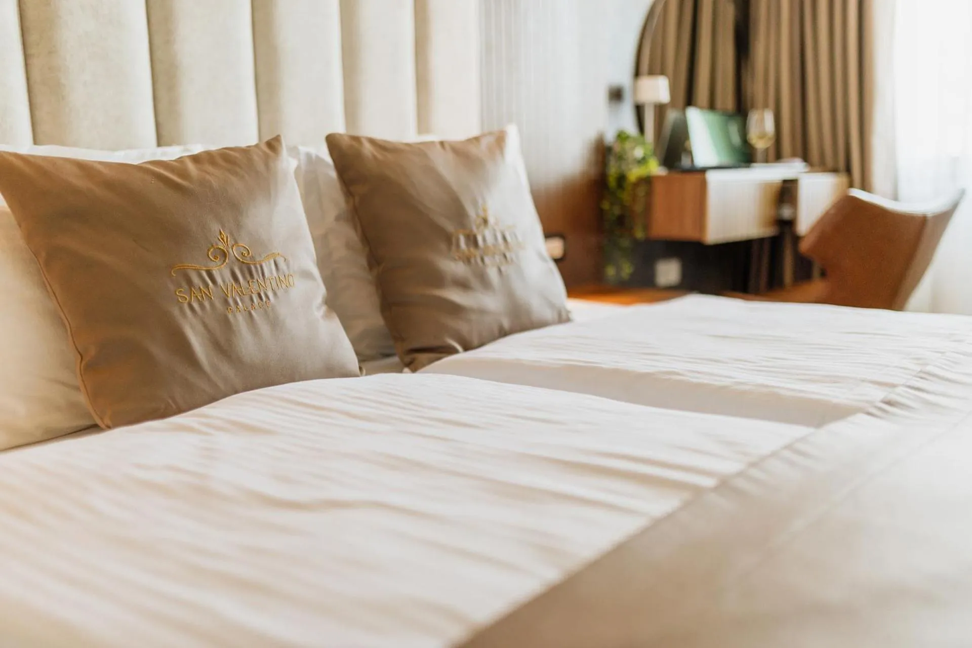 Bed in San Valentino Palace, Umag city center