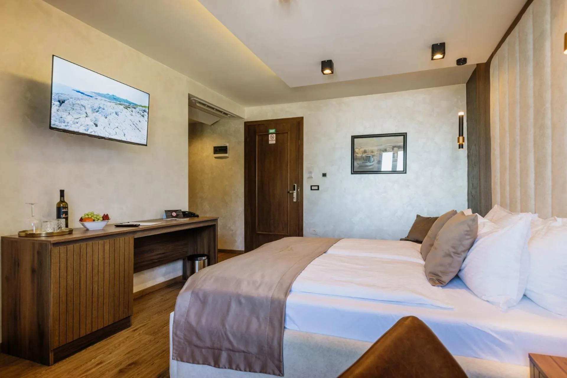 Bed in San Valentino Palace, Umag city center