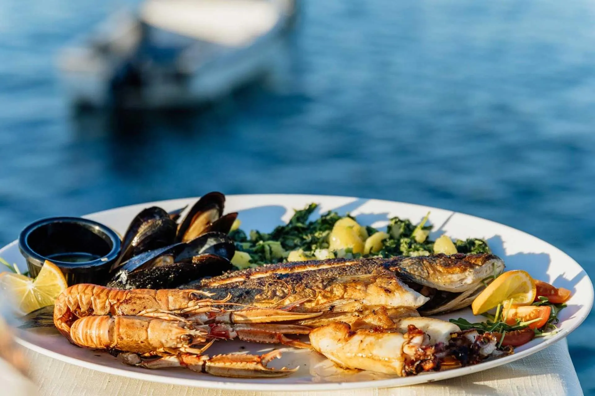 Restaurant/places to eat in San Valentino Palace, Umag city center