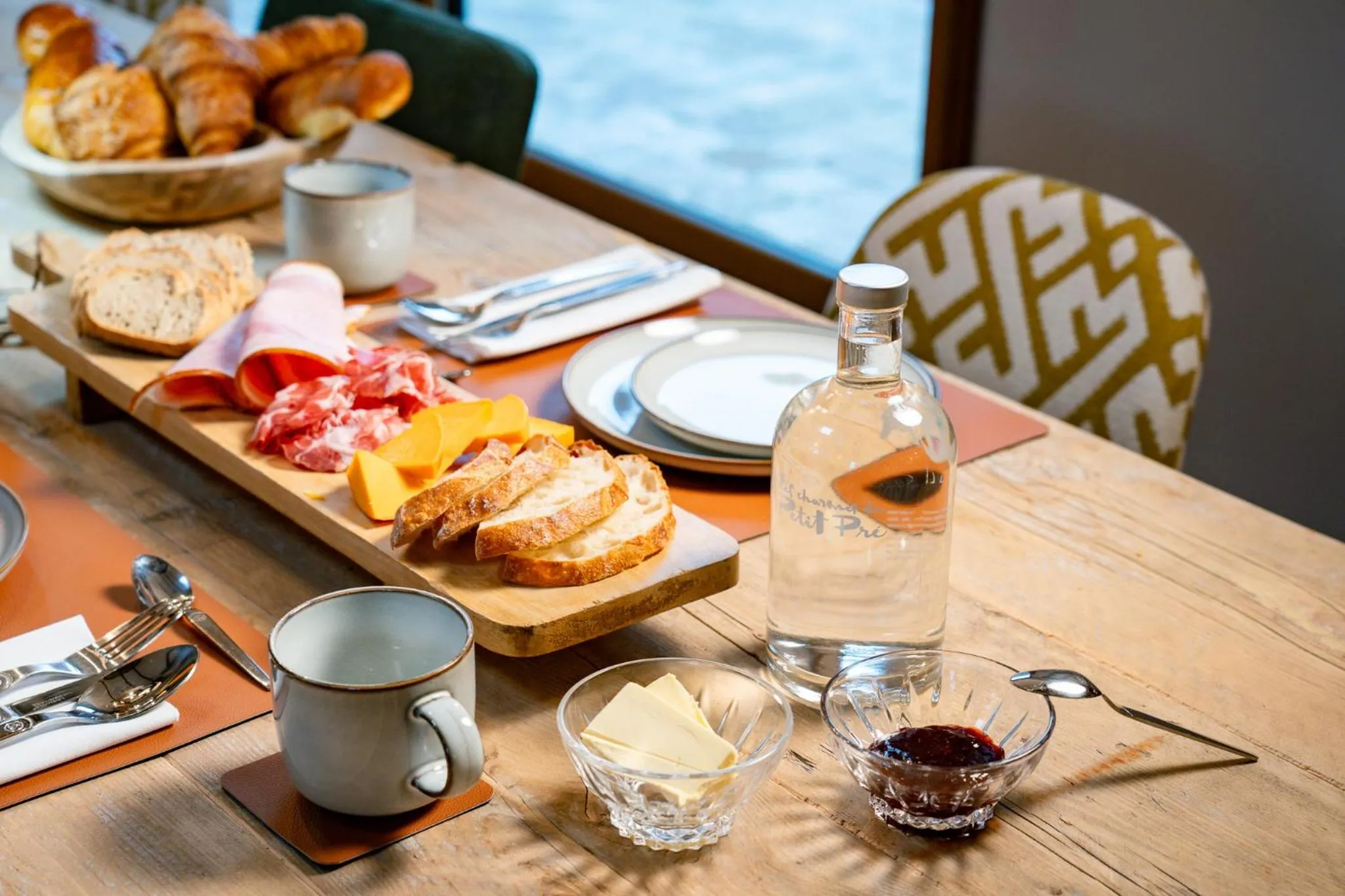 Food and drinks in Les Charmes du Petit Pré