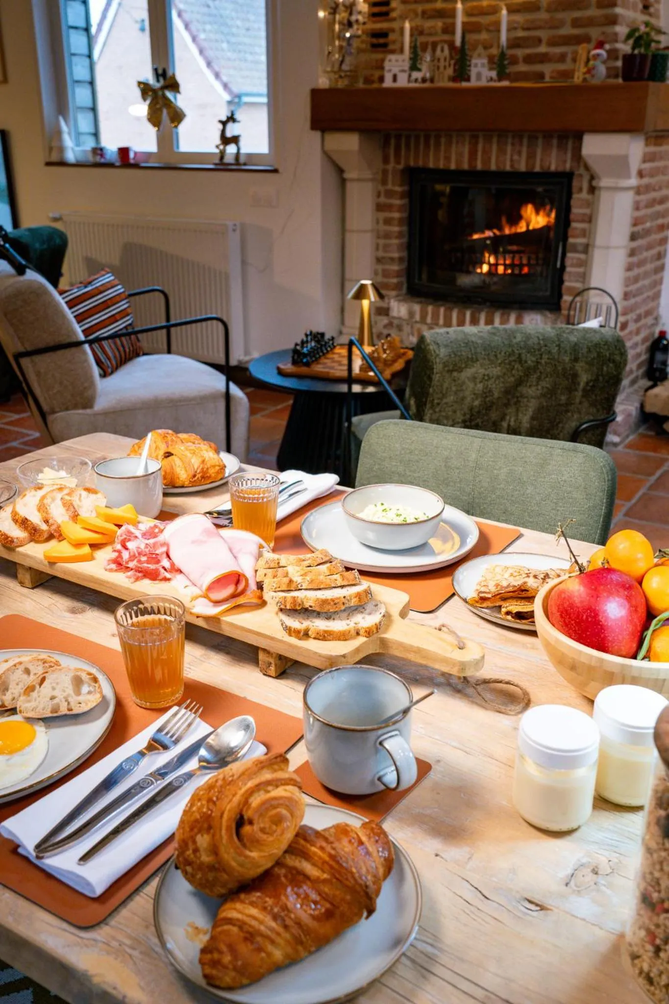 Food and drinks in Les Charmes du Petit Pré