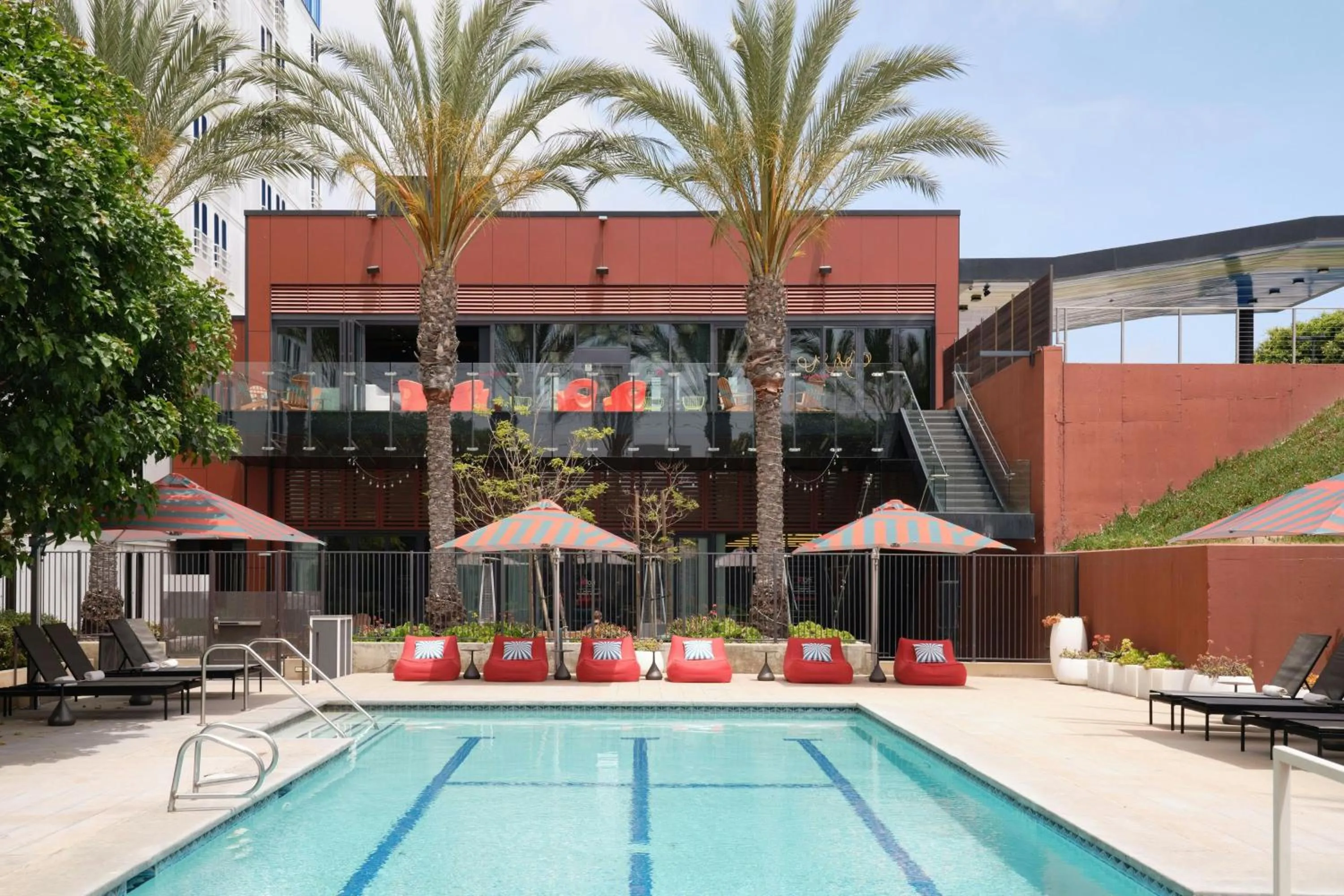 Swimming pool in Aloft El Segundo - Los Angeles Airport