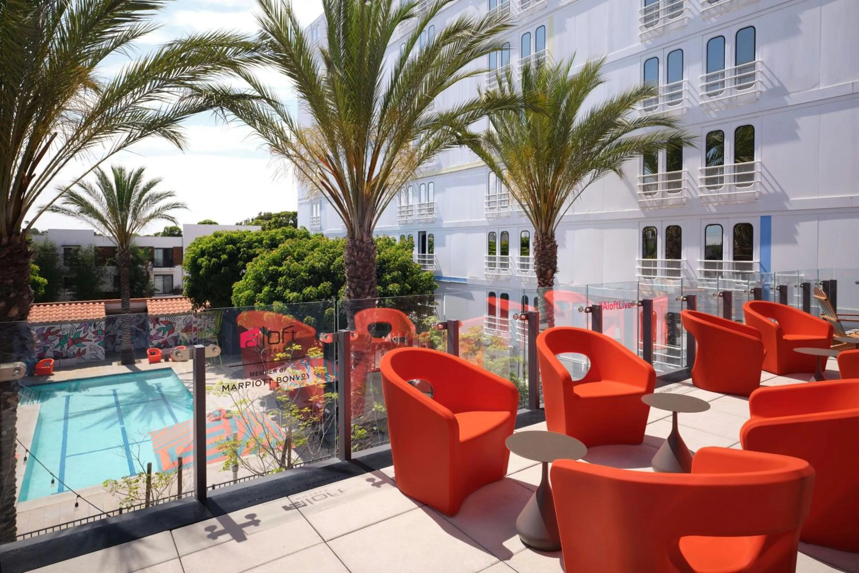 Swimming pool in Aloft El Segundo - Los Angeles Airport