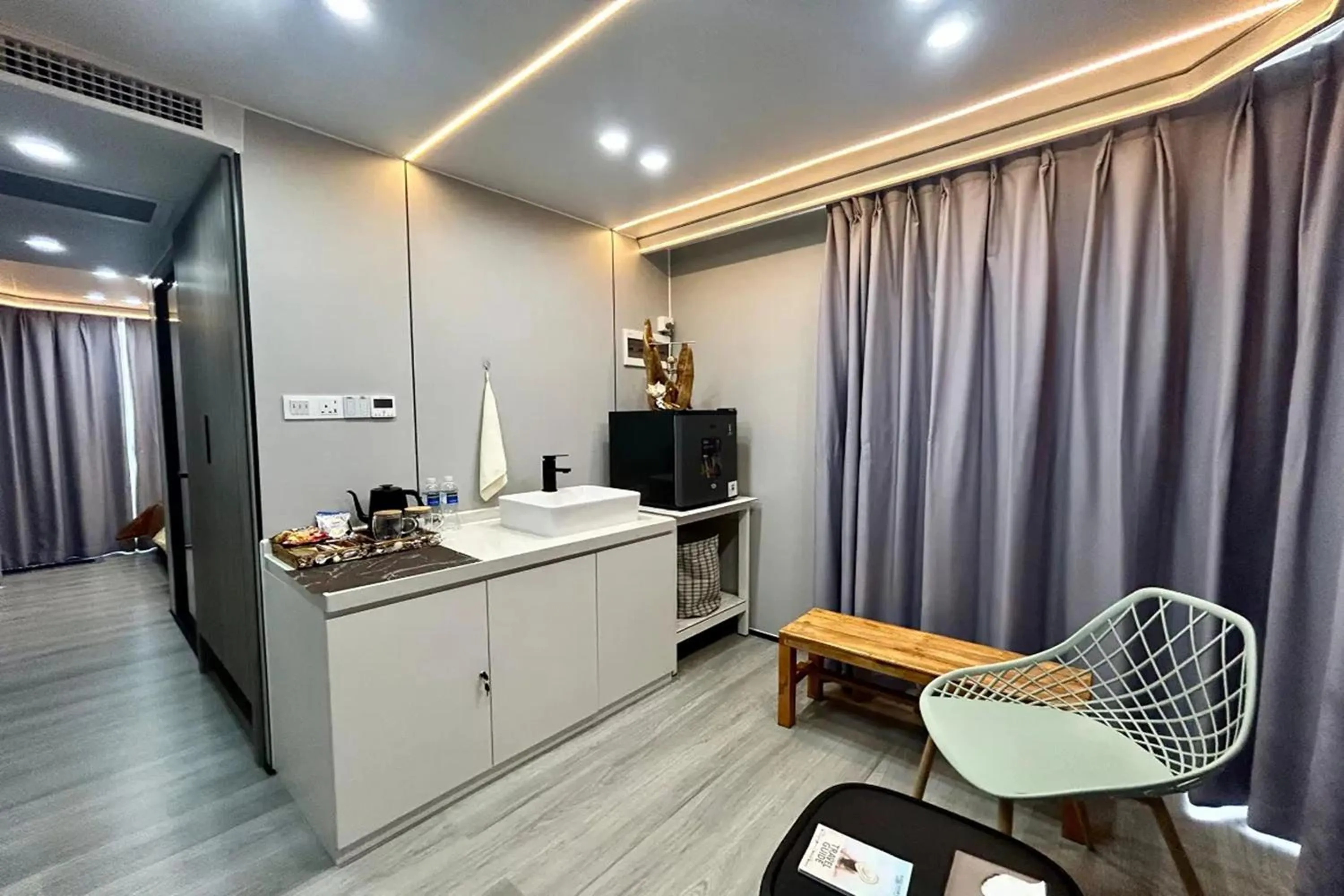 Kitchen or kitchenette in Saga Village Hotel & Resort Bintan