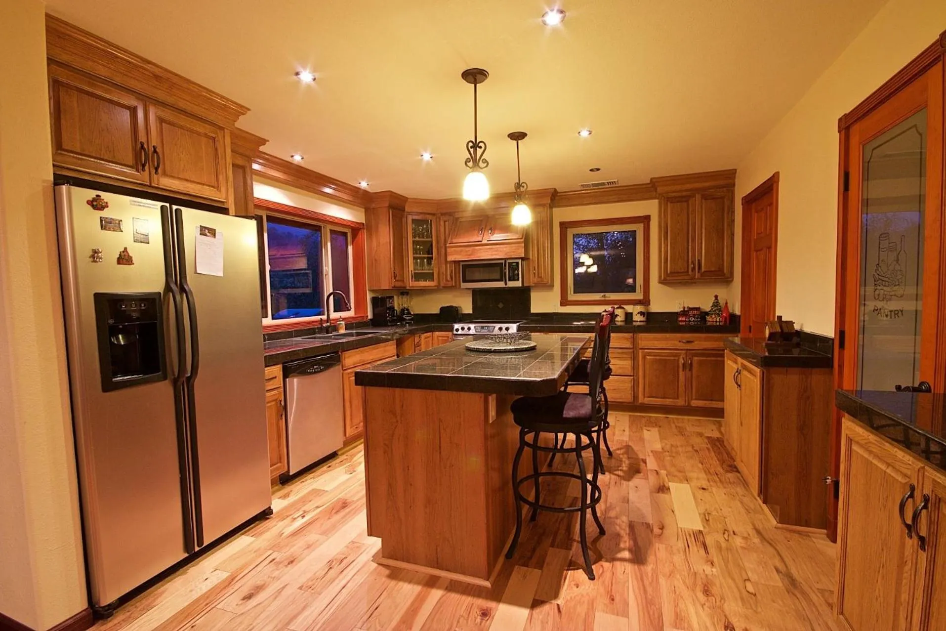 Kitchen or kitchenette in Riverfront Property with Waterfalls near Yosemite and Bass Lake