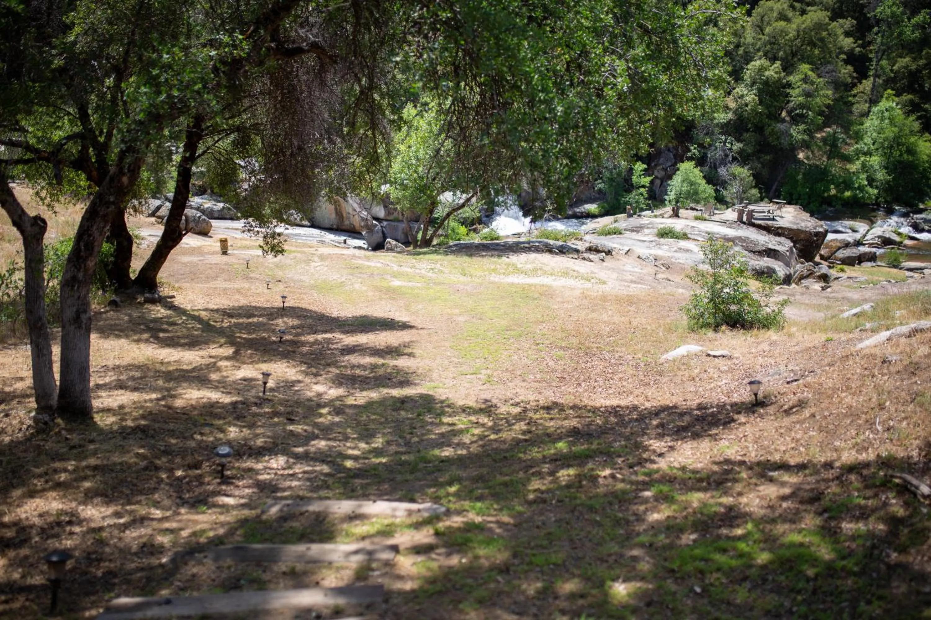 Natural landscape in Riverfront Property with Waterfalls near Yosemite and Bass Lake