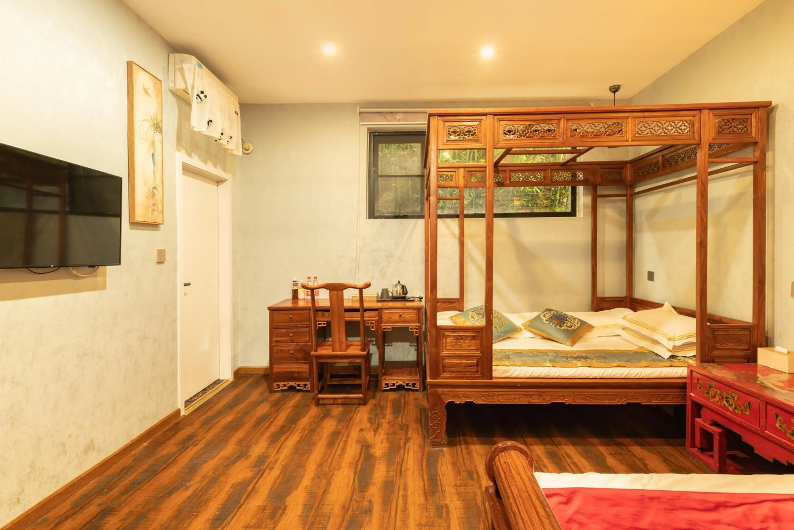 Bed in Beijing Rong Courtyard Boutique Hotel