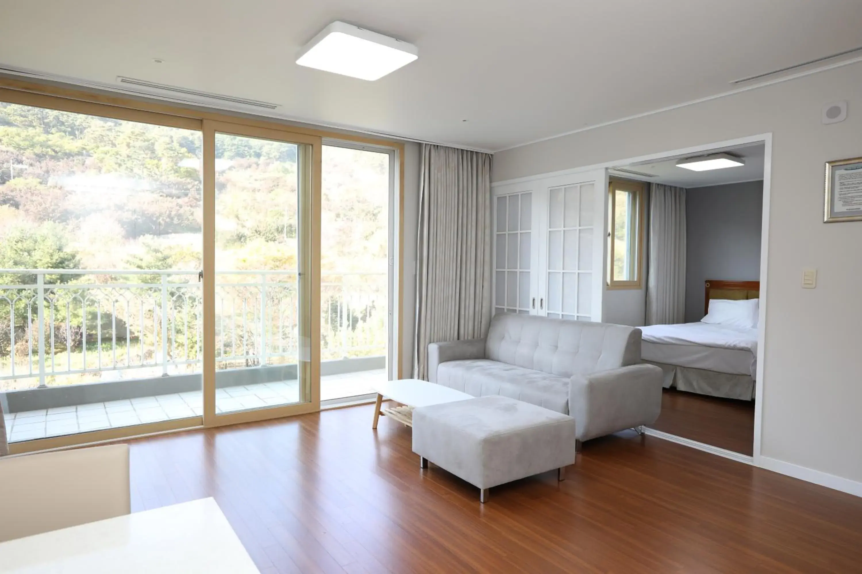 Double Room with Garden View - Backside in The K Jirisan Family Hotel Double Room with Garden View - Backside in The K Jirisan Family Hotel