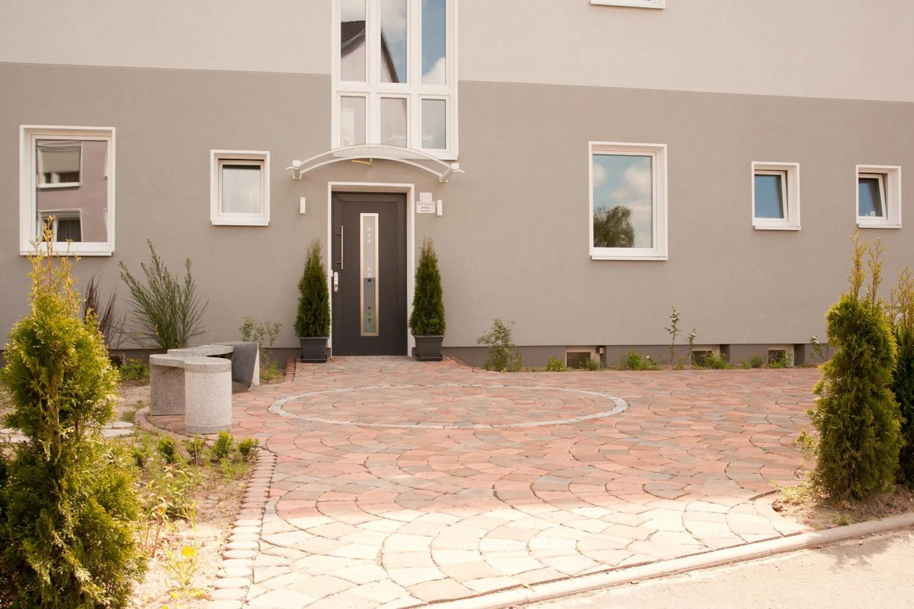 Patio in Apartmenthaus Wesertor