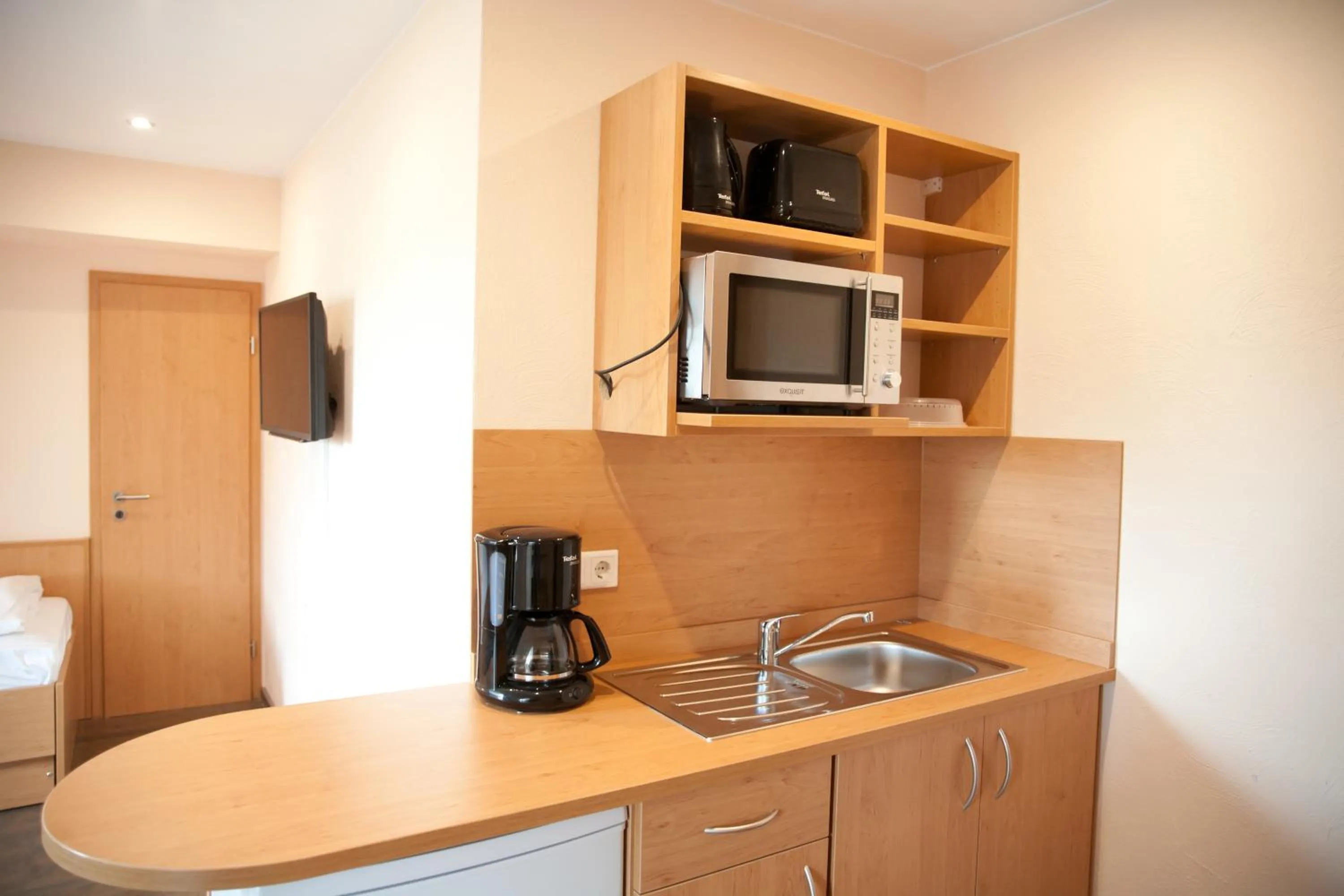 Kitchen or kitchenette in Apartmenthaus Wesertor