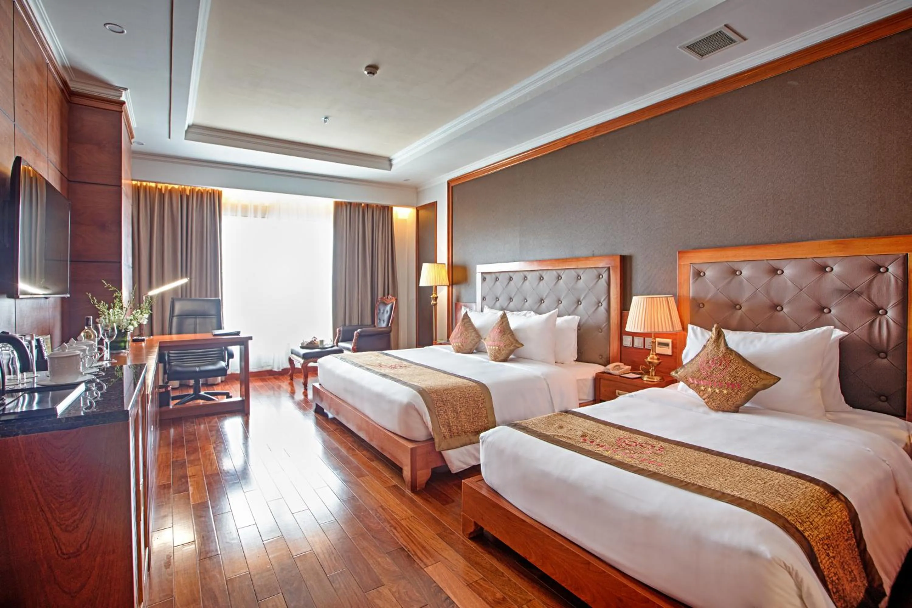 Bed in Samdi Da Nang Central Hotel
