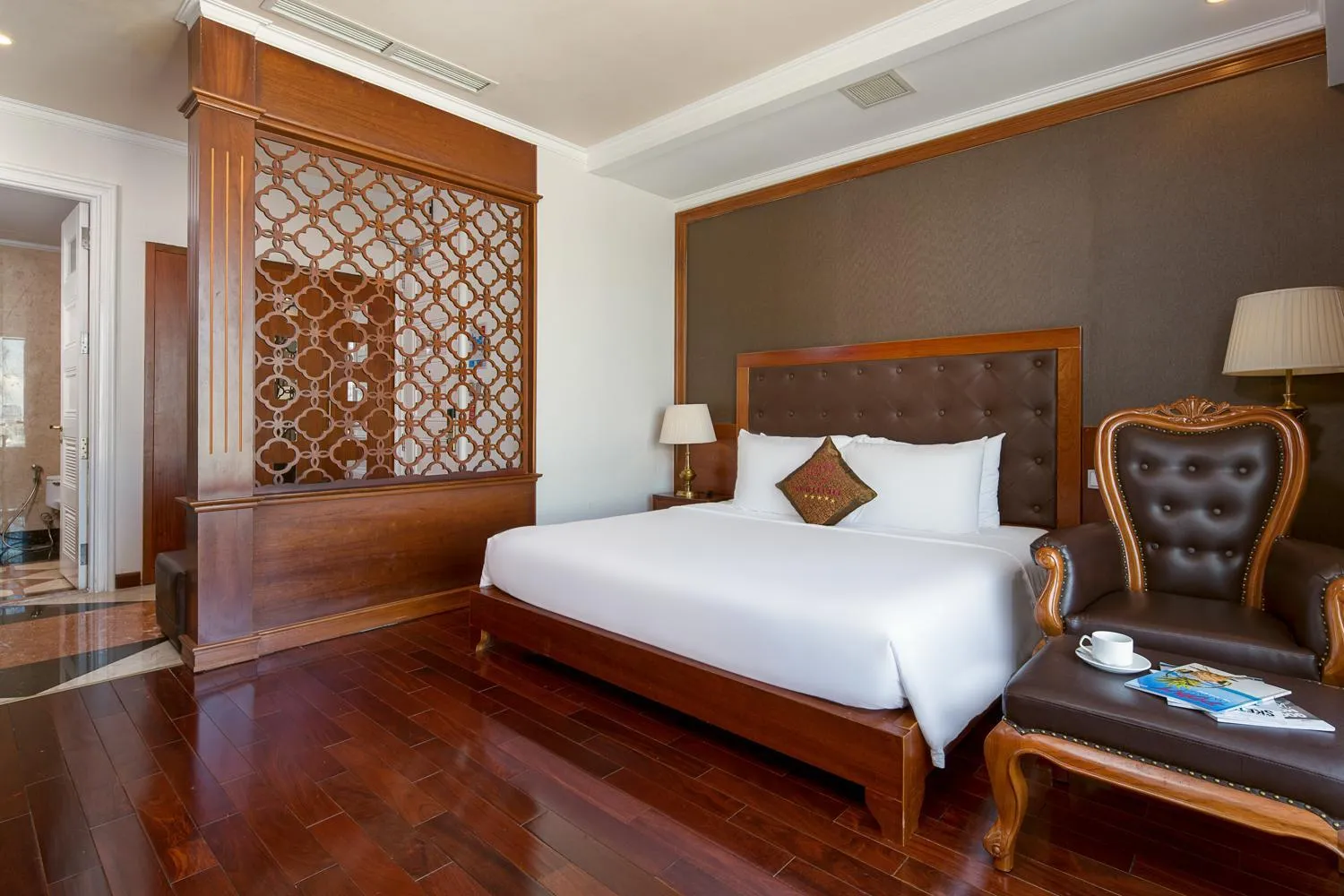 Bed in Samdi Da Nang Central Hotel