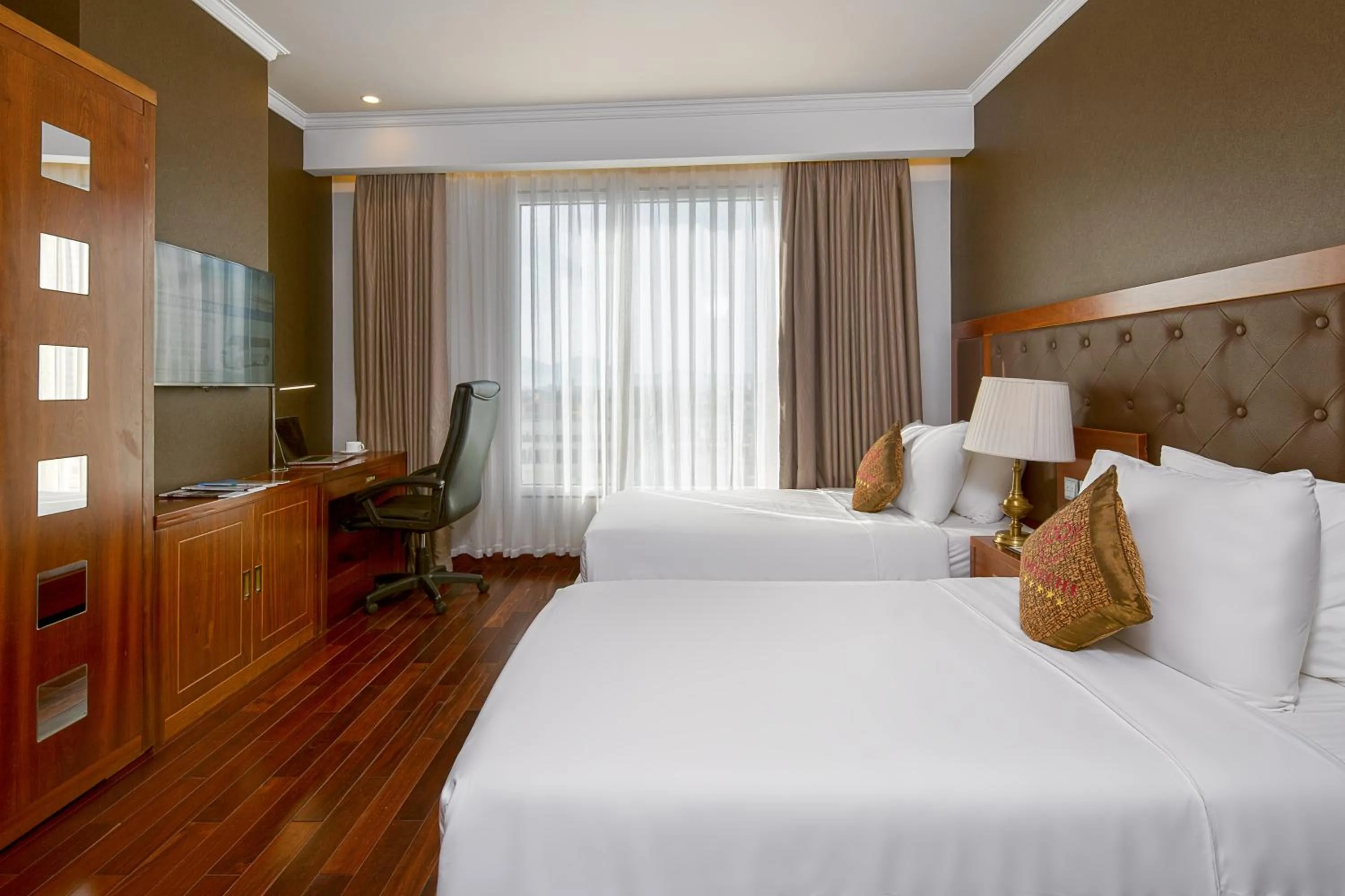 Bed in Samdi Da Nang Central Hotel