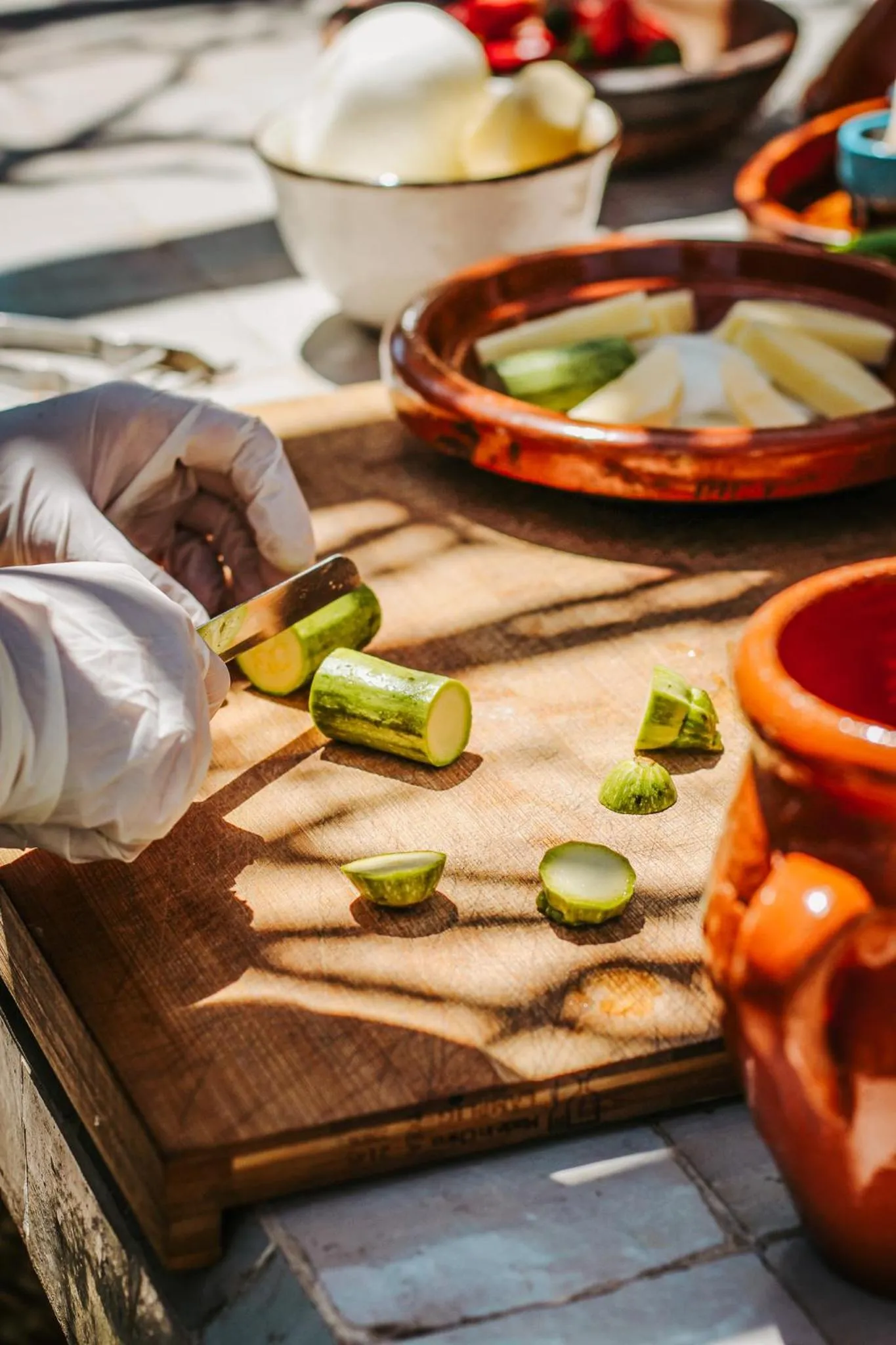 kitchen in Hotel & Spa La Ferme El Dar