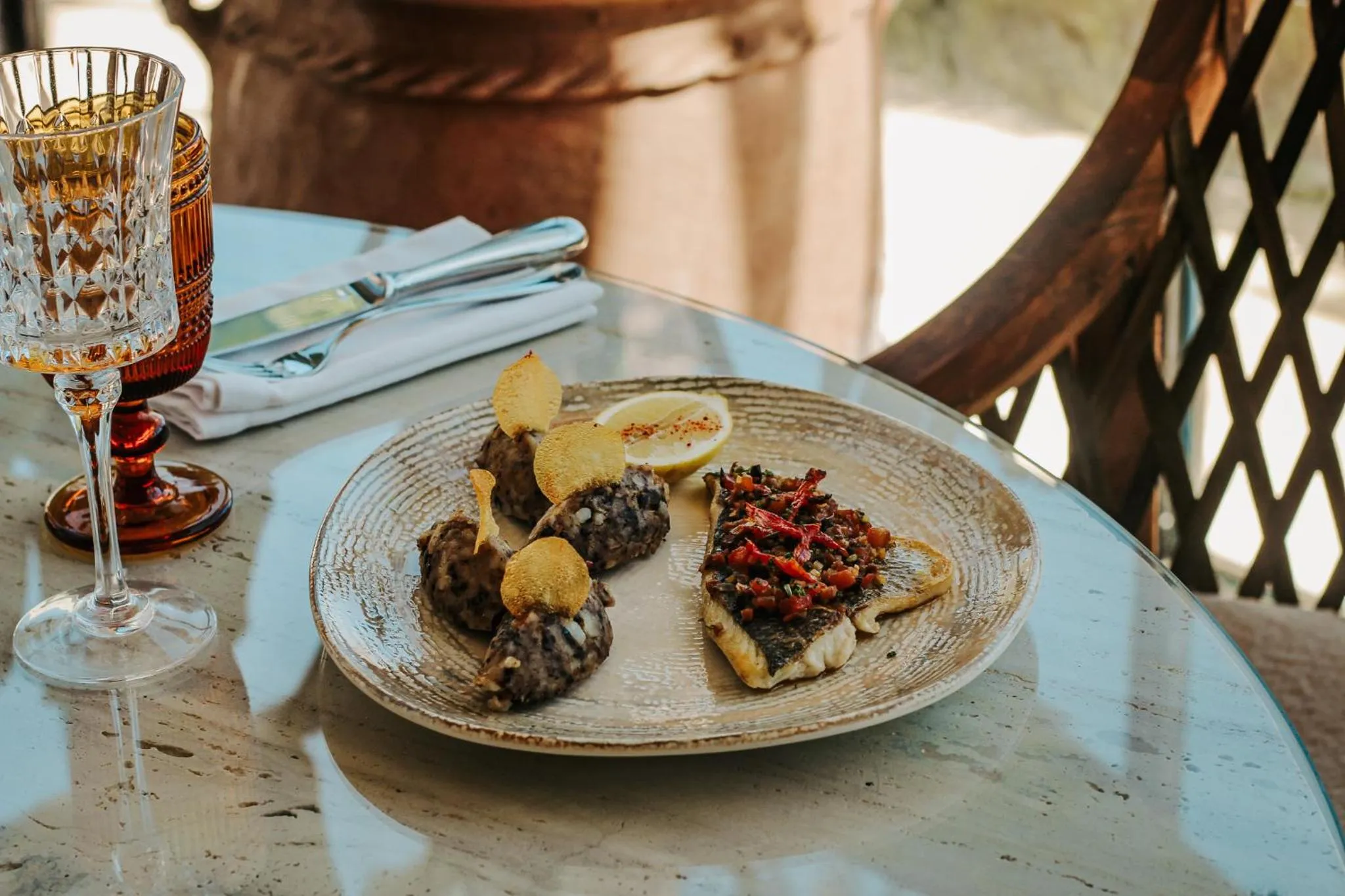 Restaurant/places to eat in Hotel & Spa La Ferme El Dar