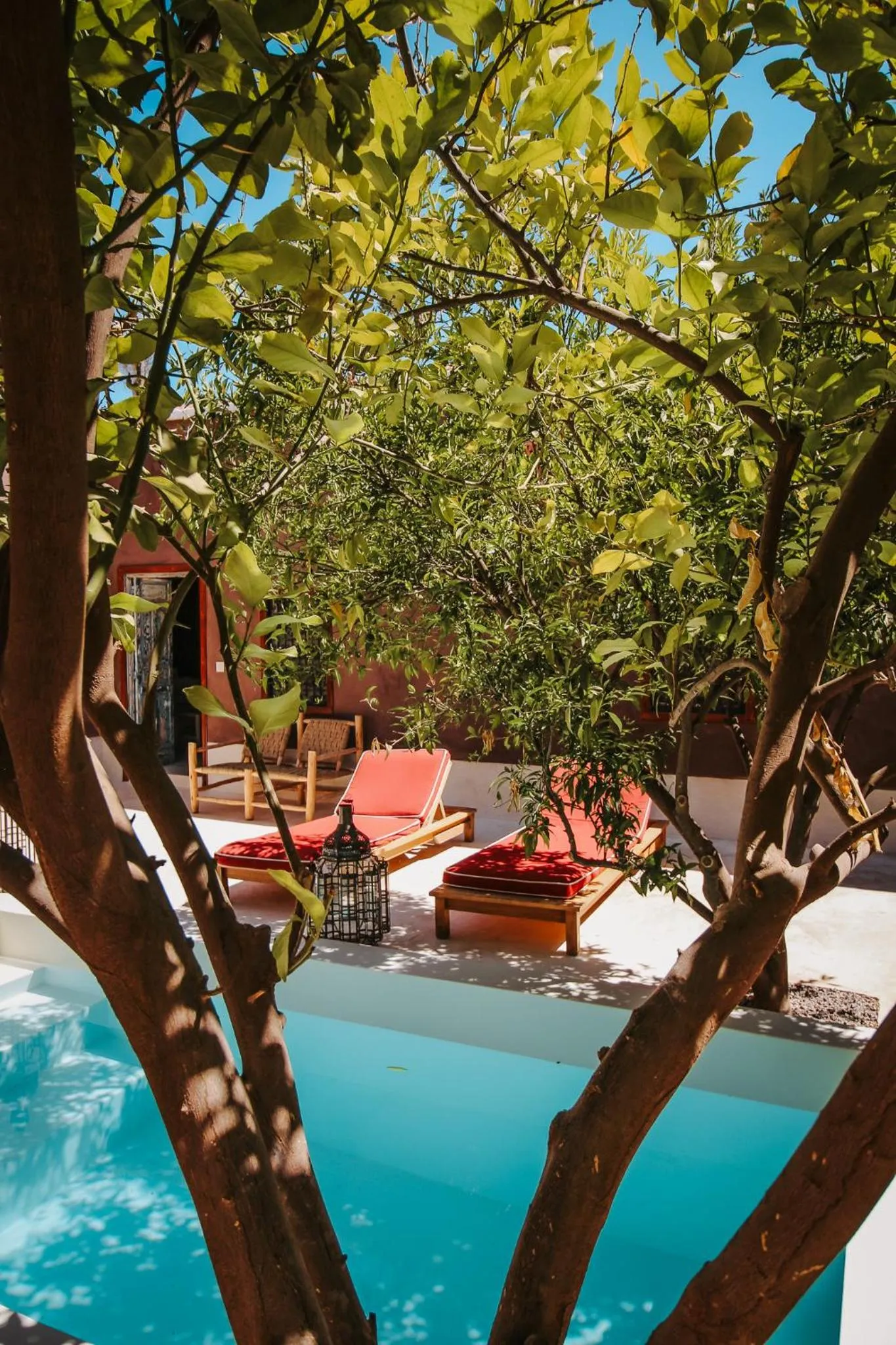 Patio in Hotel & Spa La Ferme El Dar